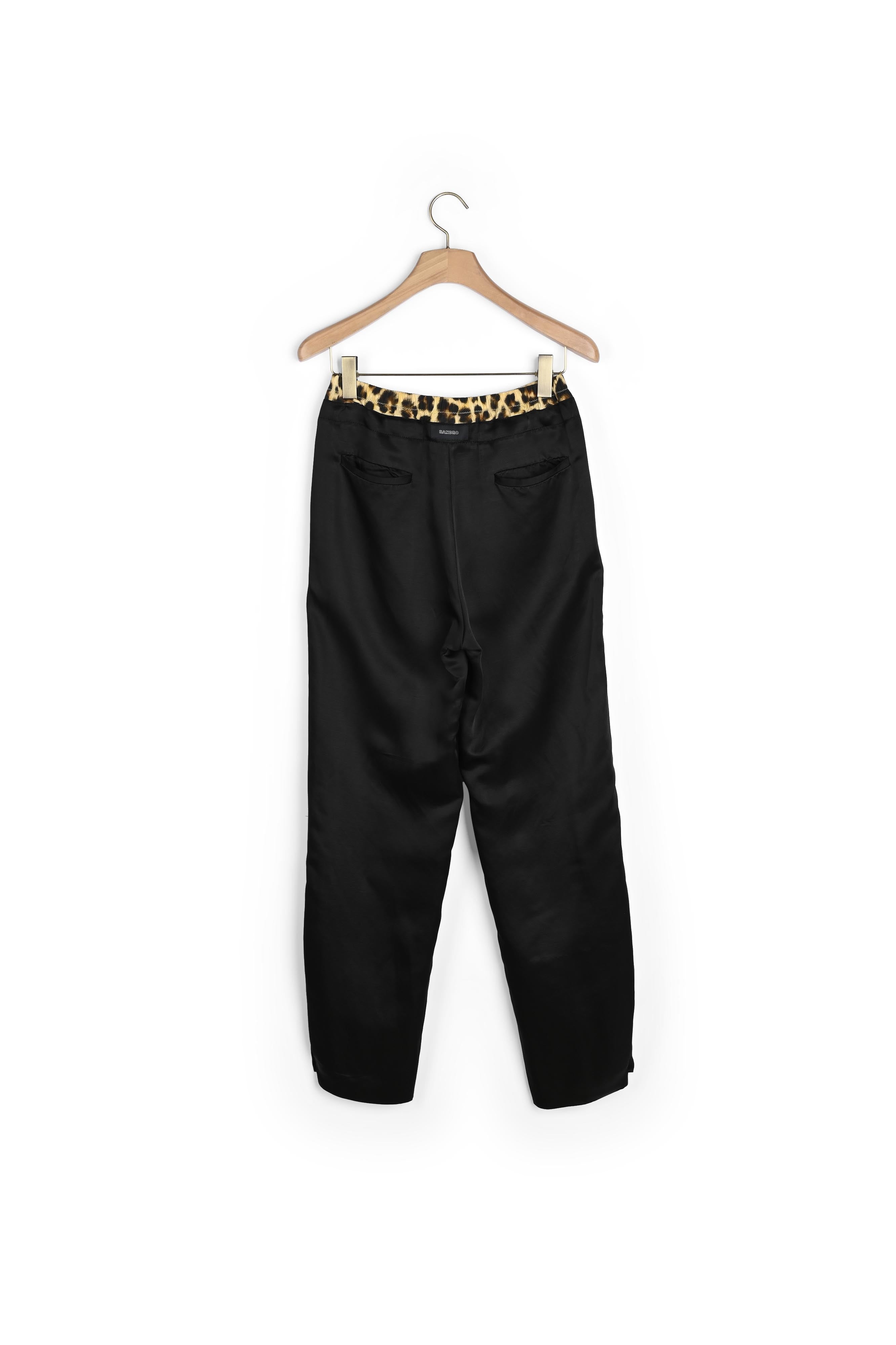 Pantalon à double ceinture léopard Sandro seconde main