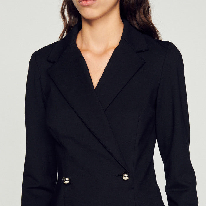 Robe courte tailleur dos nu Sandro seconde main