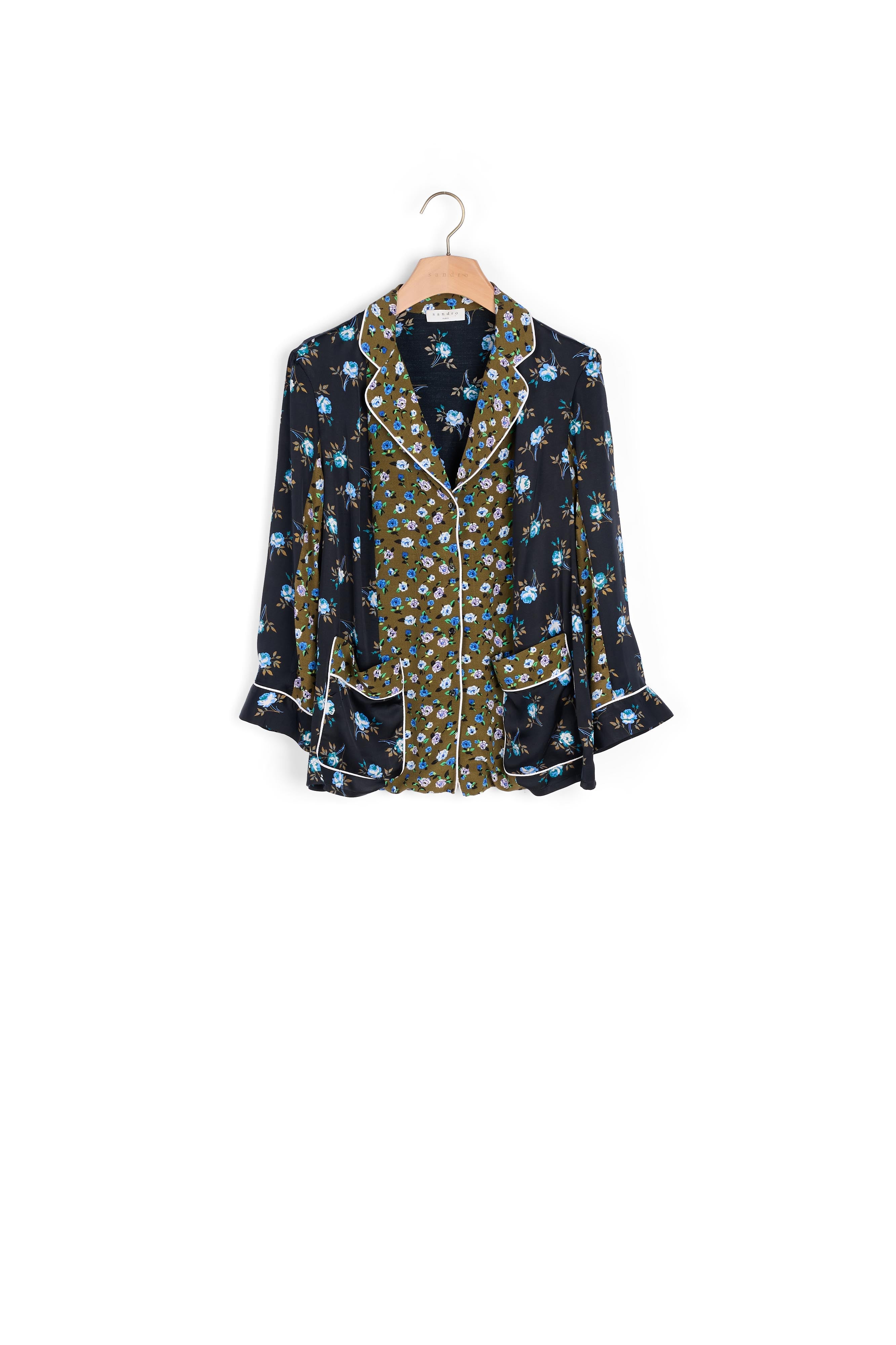 Chemise fluide esprit pyjama Sandro seconde main