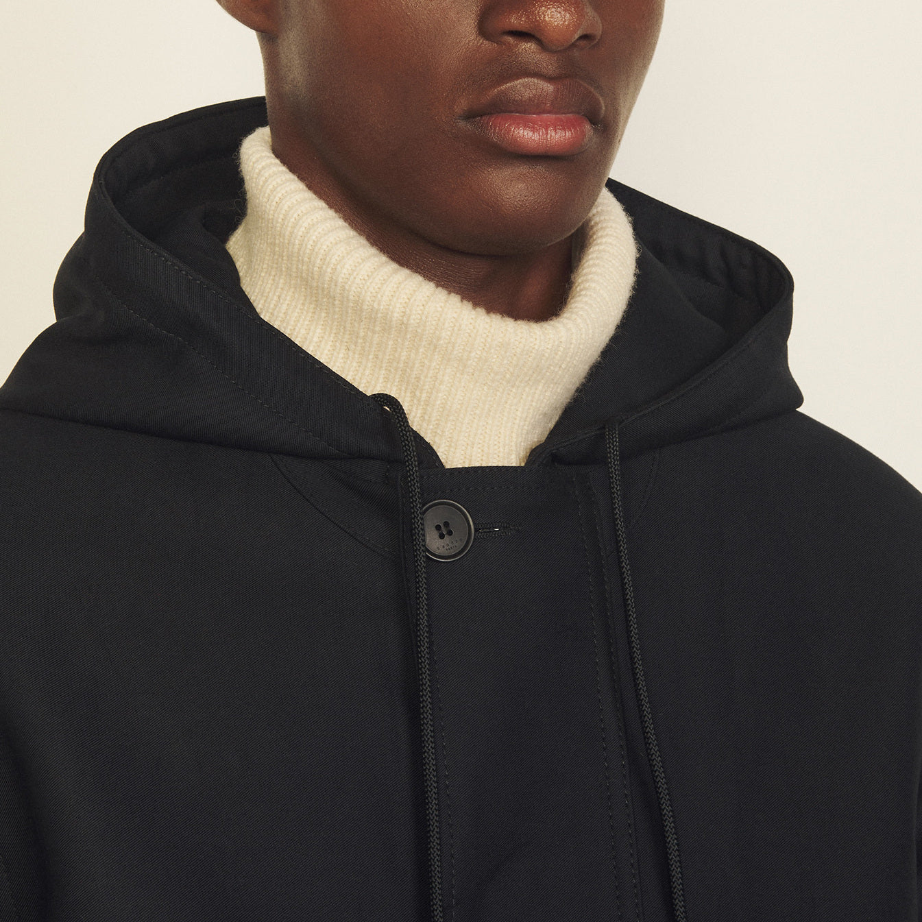 Manteau Marine Sandro seconde main