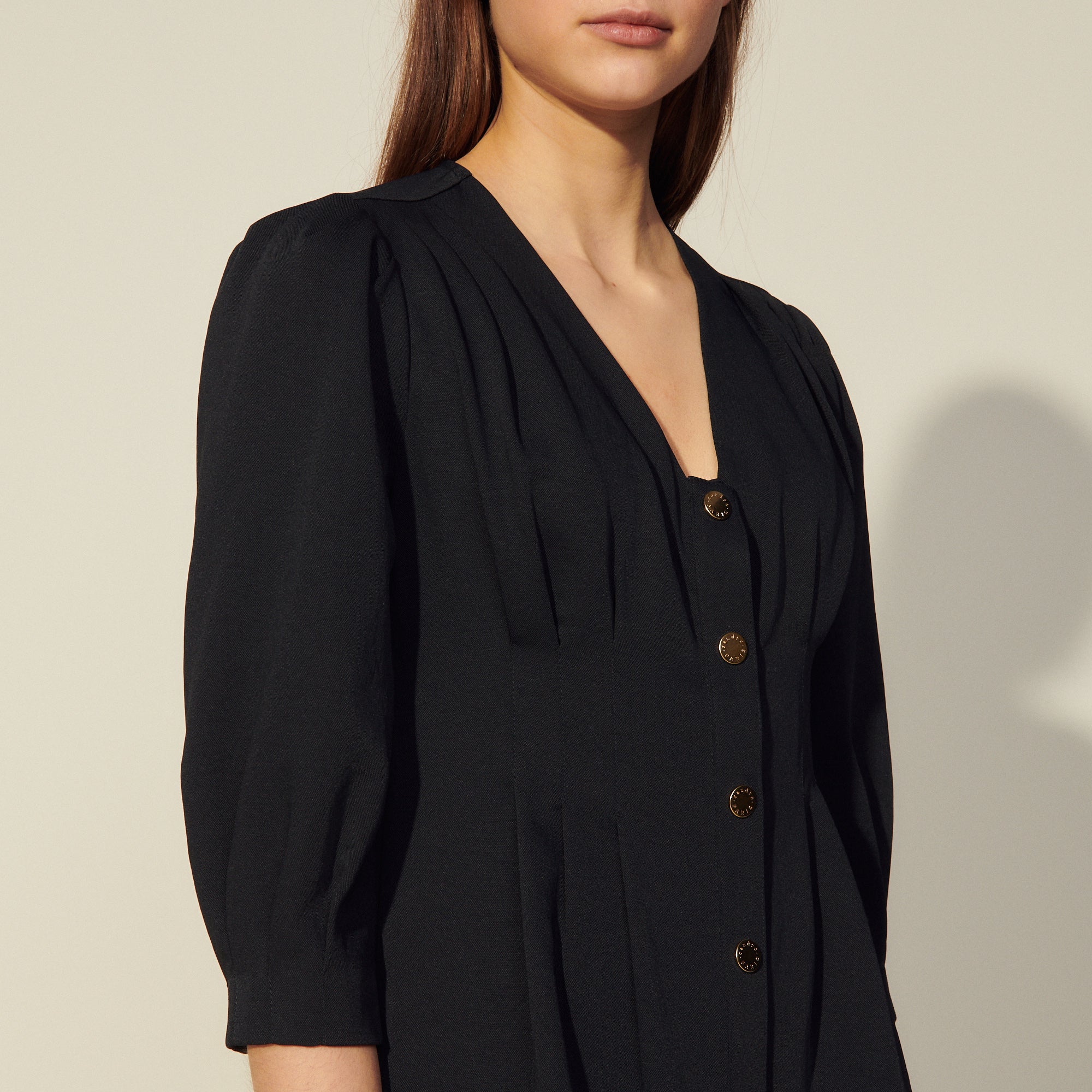 Robe courte à manches 3/4 Sandro seconde main