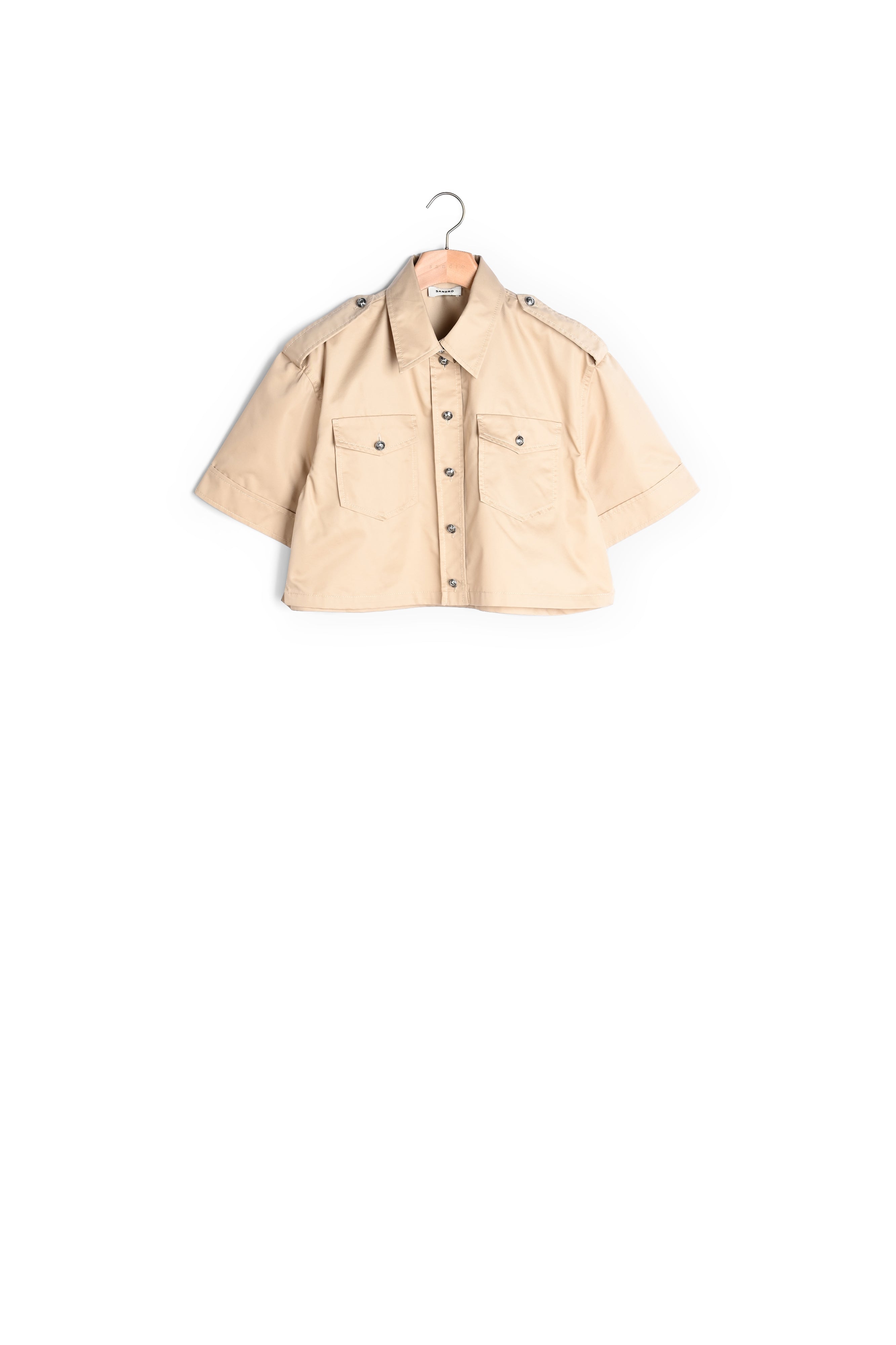 Chemise courte officier Sandro seconde main