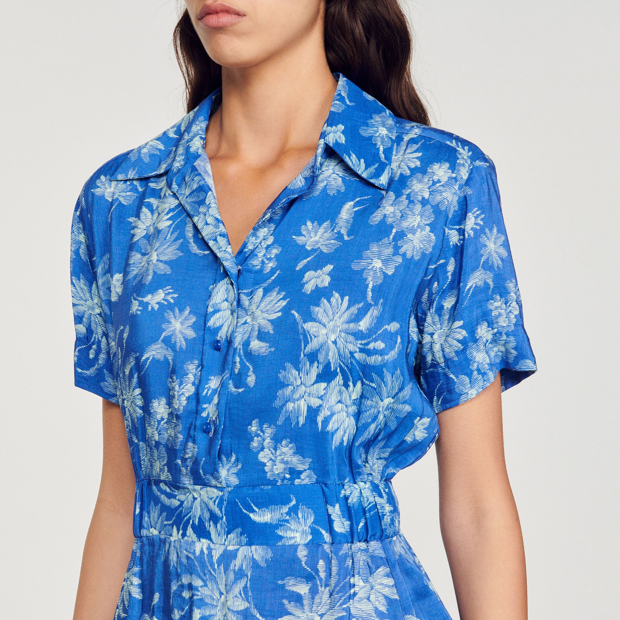 Robe courte imprimée Sandro seconde main