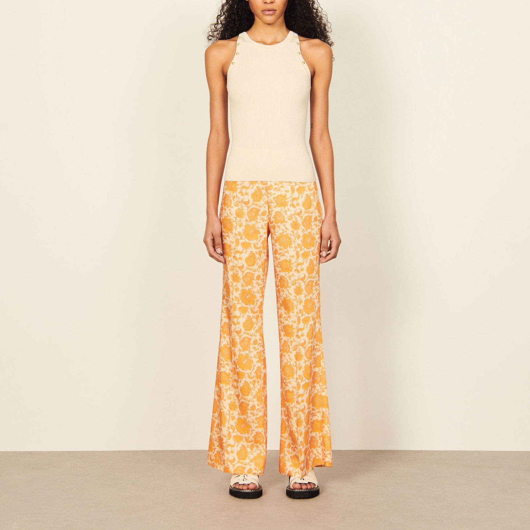 Débardeur à rivets en métal Sandro seconde main