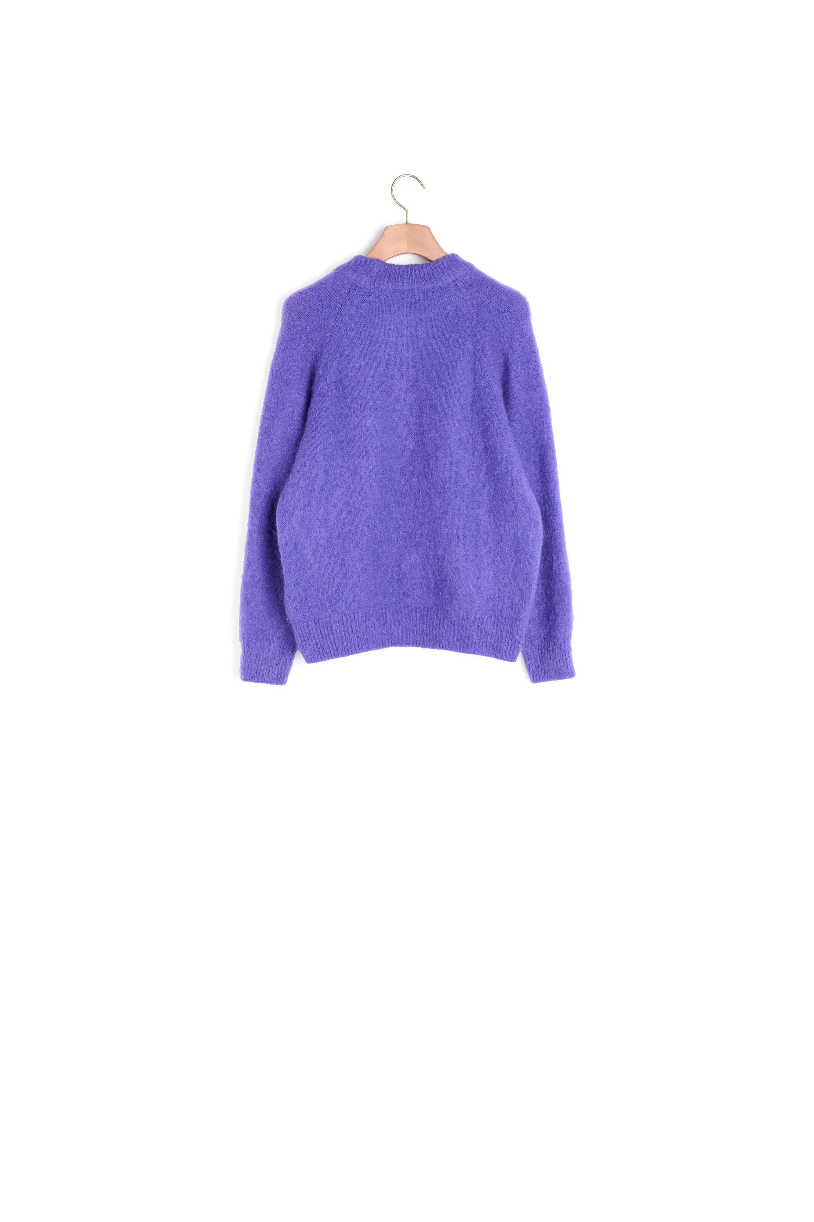 Pull en mohair à col rond Sandro seconde main