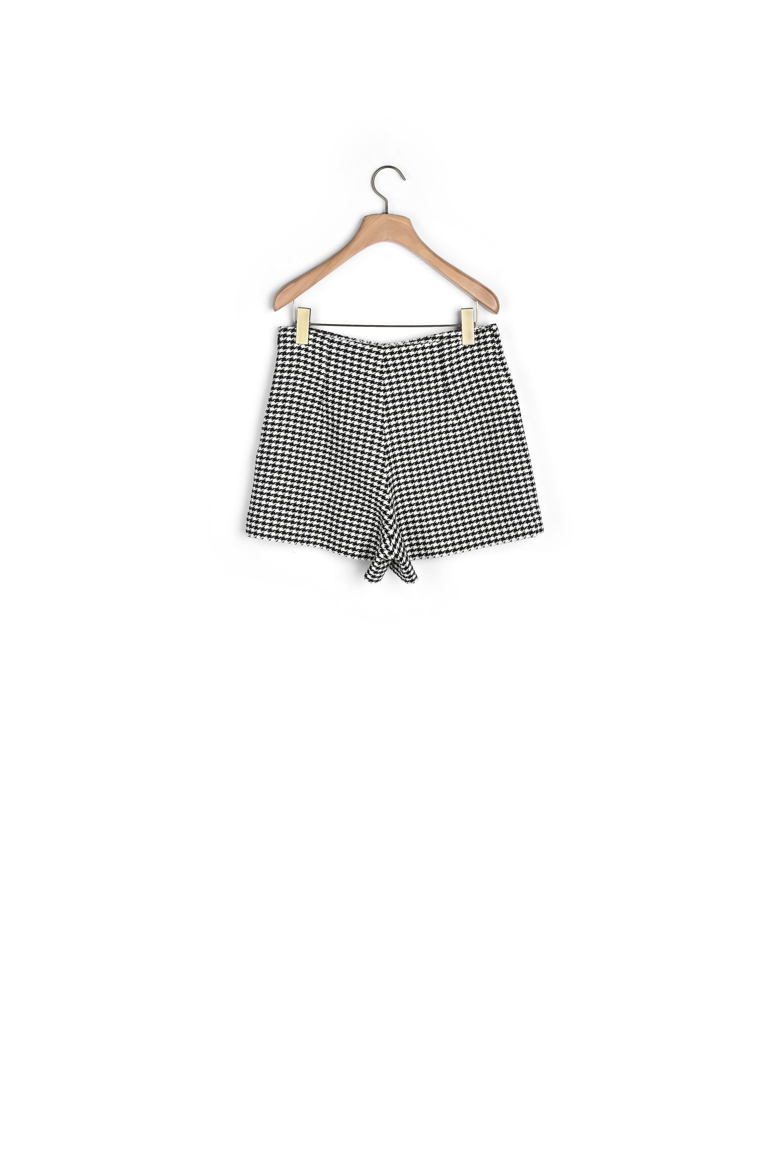 Short à motif pied-de-poule Sandro seconde main