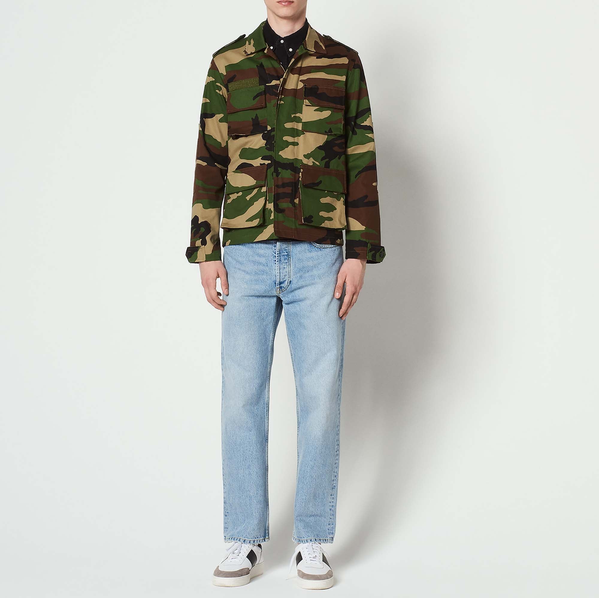 Veste imprimé camouflage Sandro seconde main