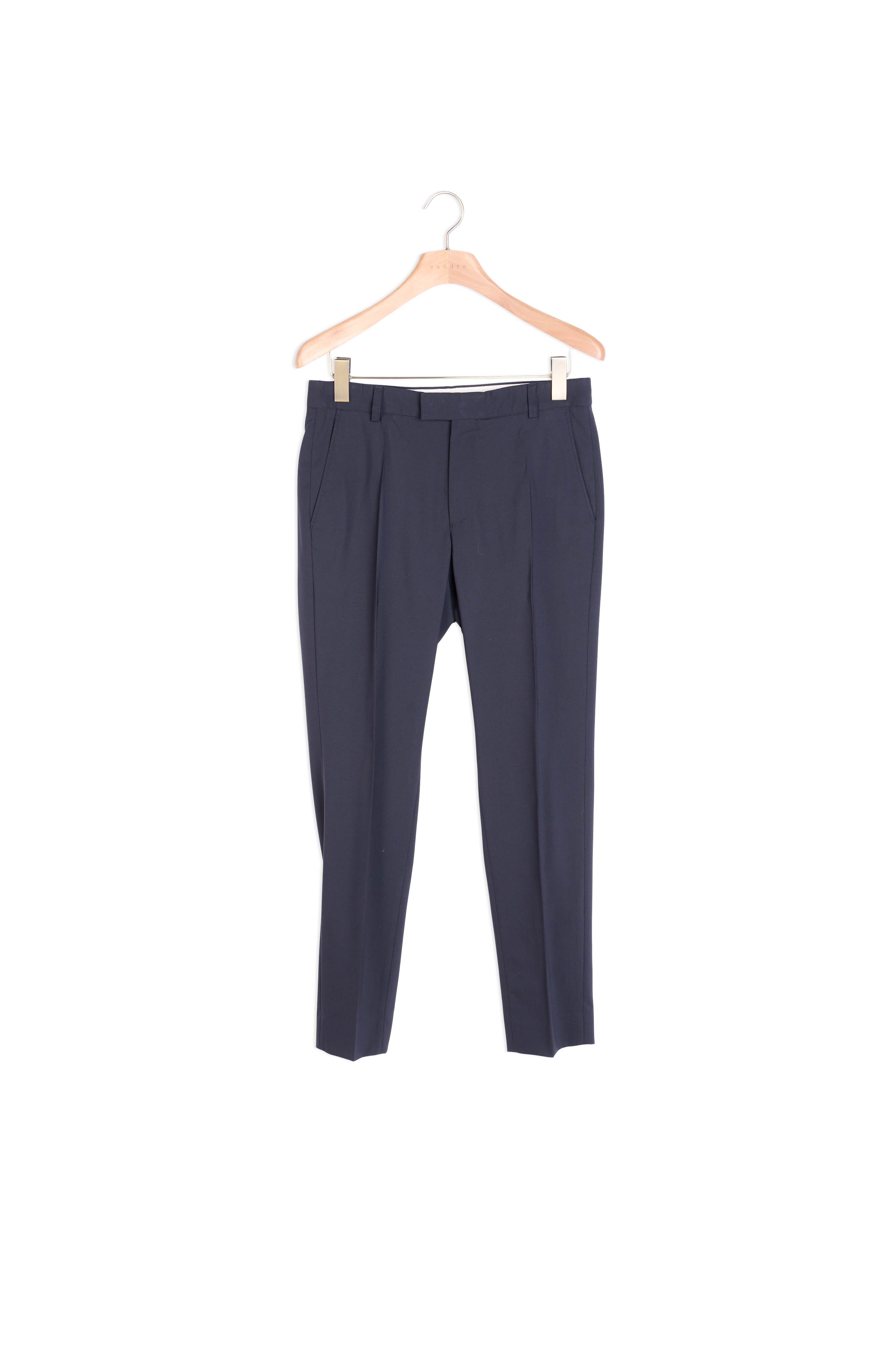 Pantalon en laine froide Sandro seconde main