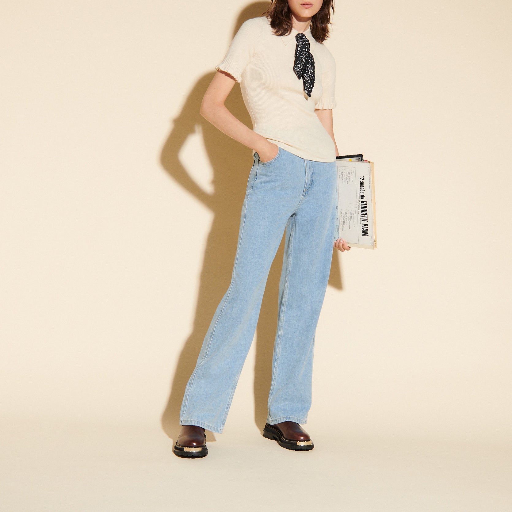 Pull à manches courtes Sandro seconde main