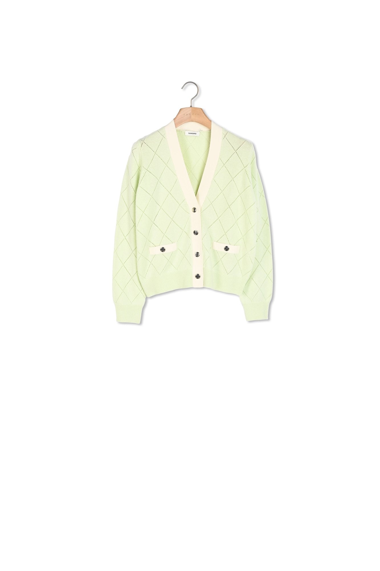 Cardigan bicolore Sandro seconde main