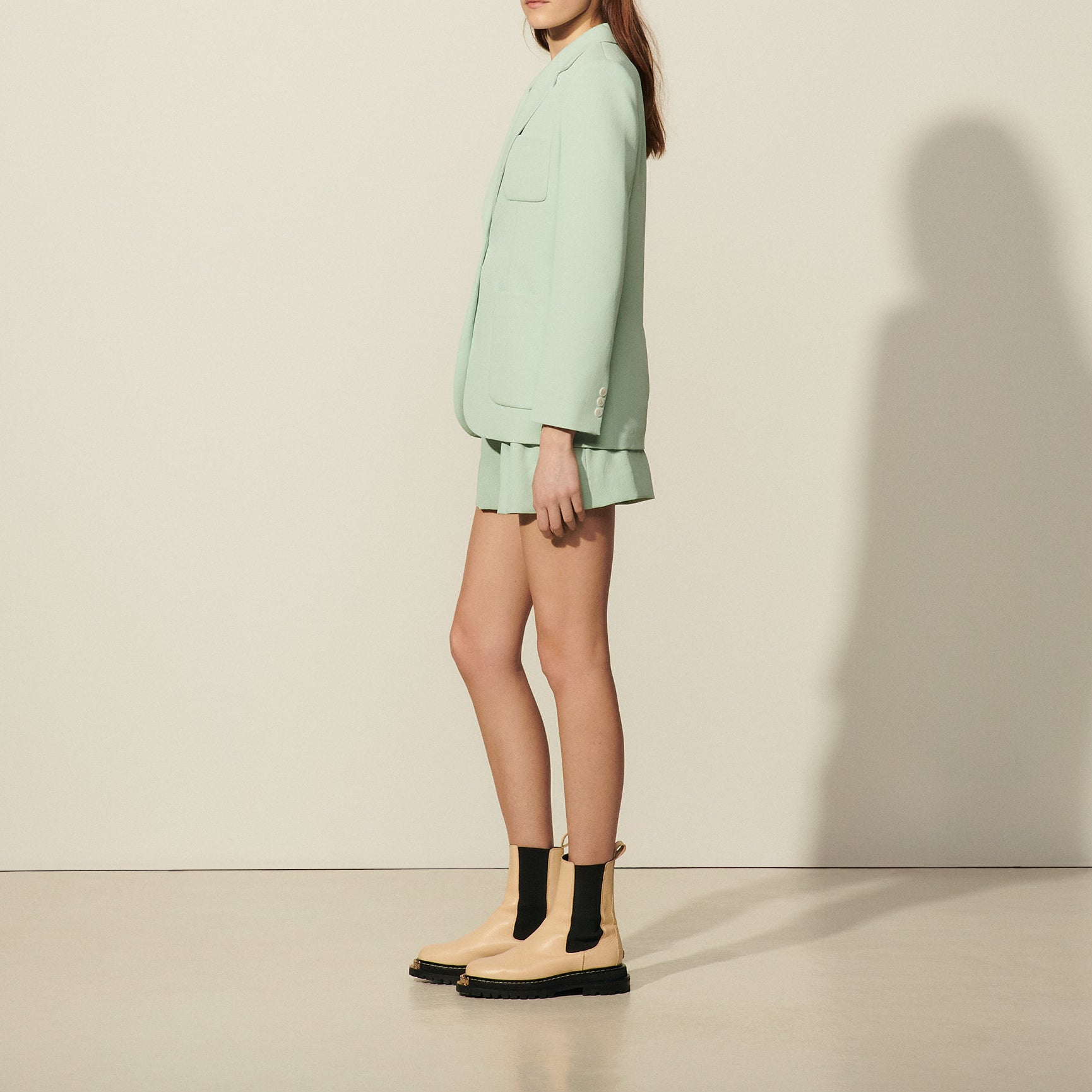 Veste de tailleur en crêpe Sandro seconde main