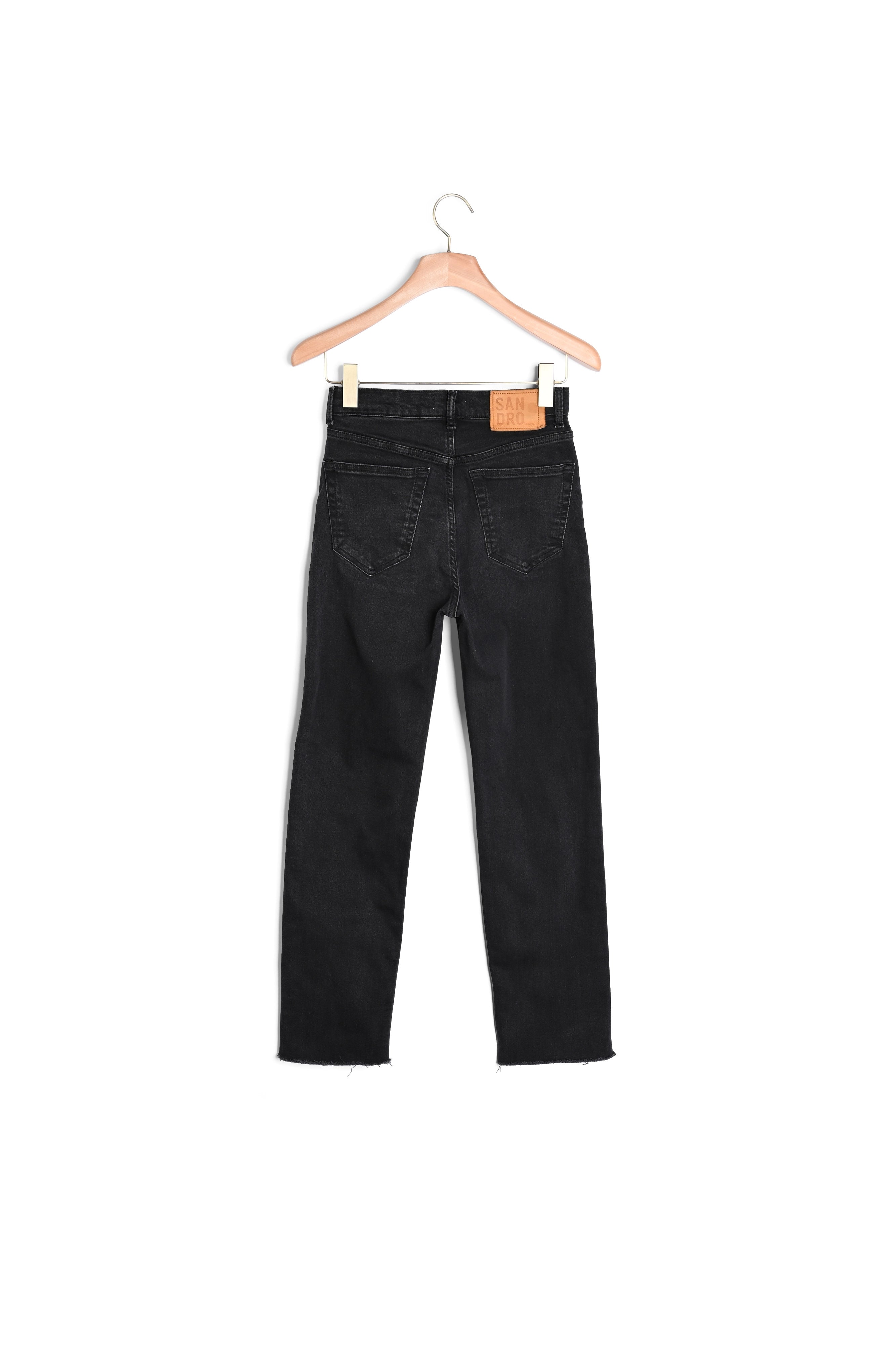 Jean droit à bords francs Sandro seconde main