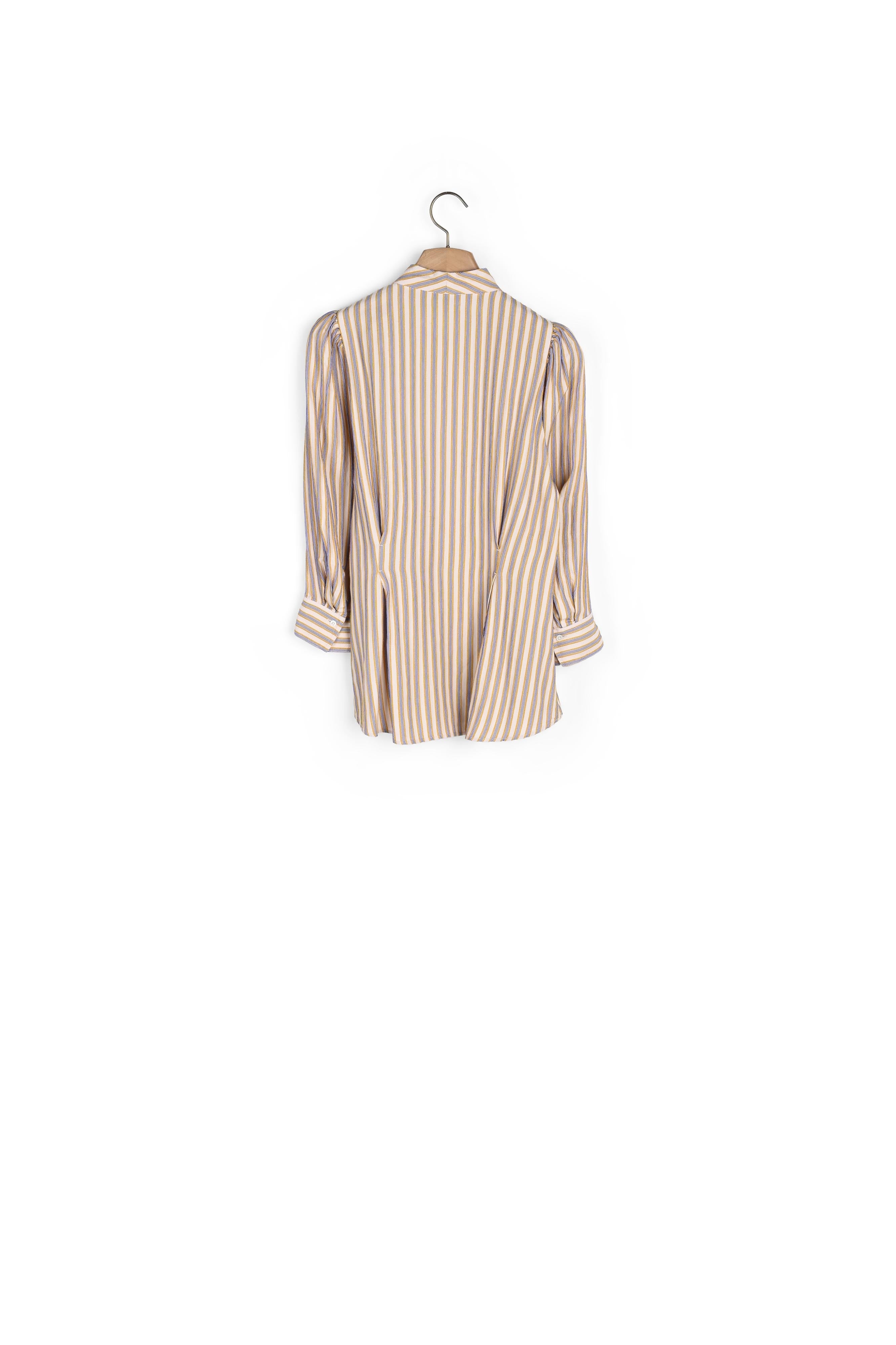 Chemise à rayures fantaisies Sandro seconde main