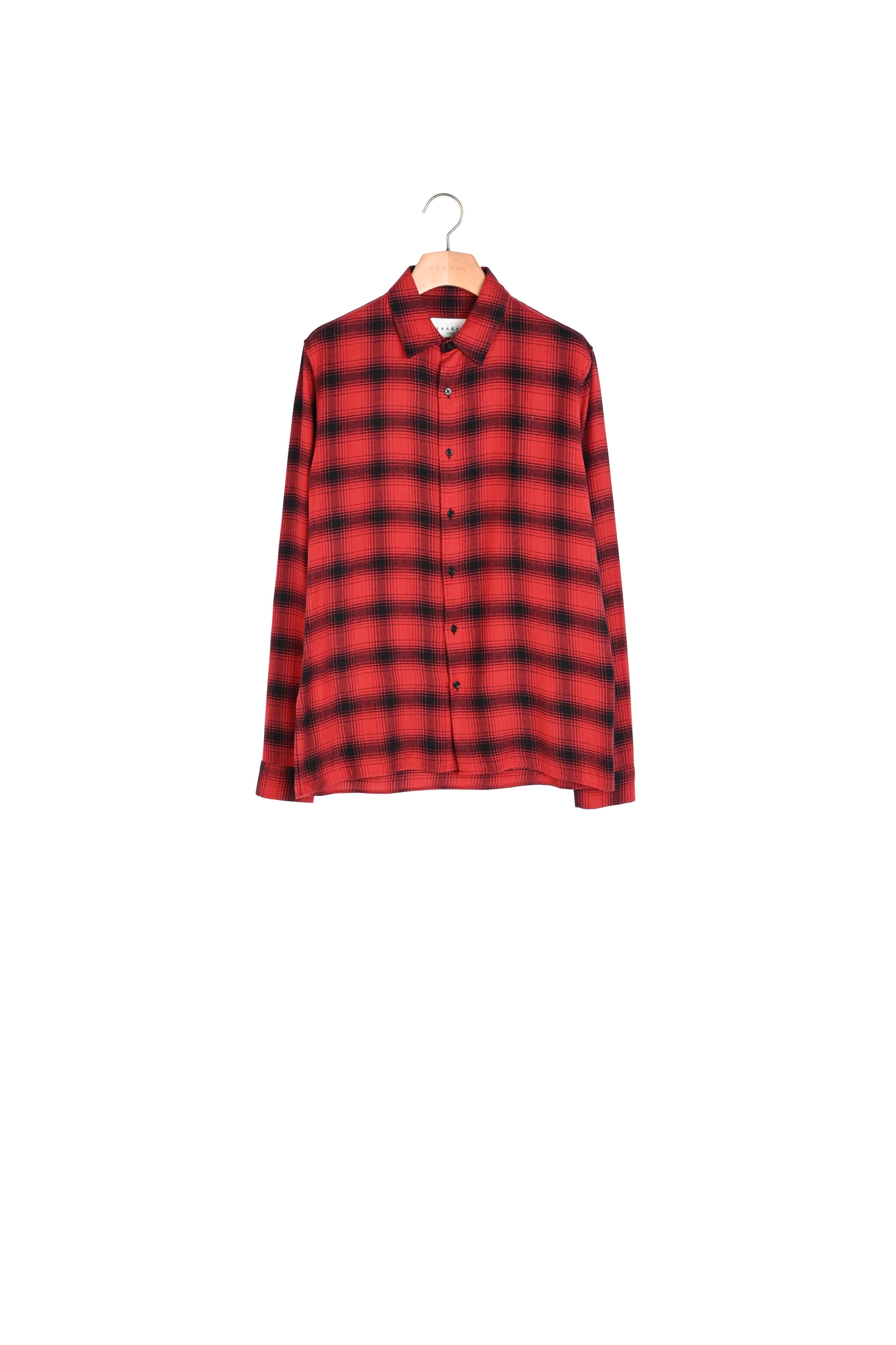 Chemise NOIR/ROUGE Sandro seconde main