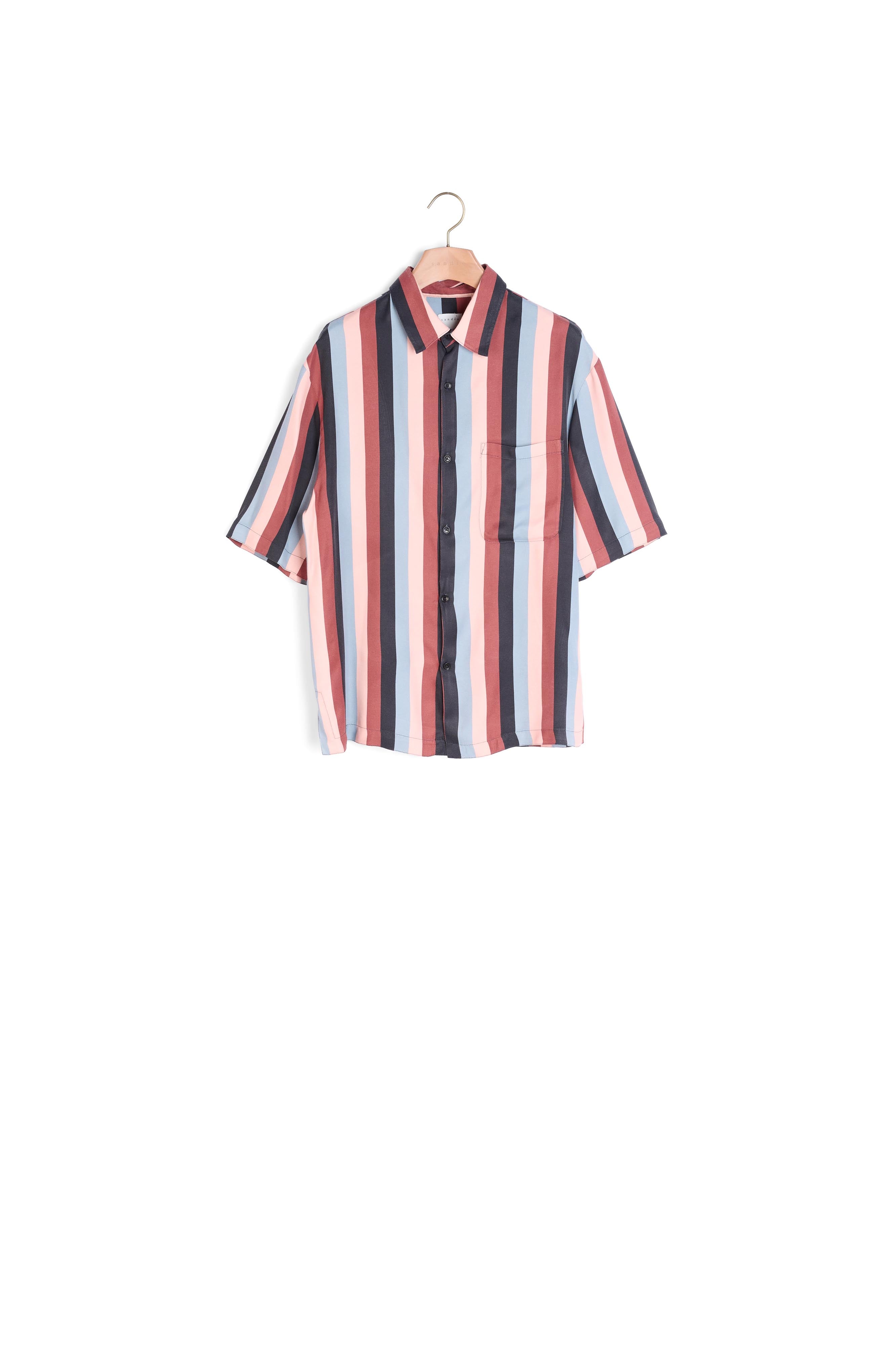 Chemise fluide à rayures imprimées Sandro seconde main