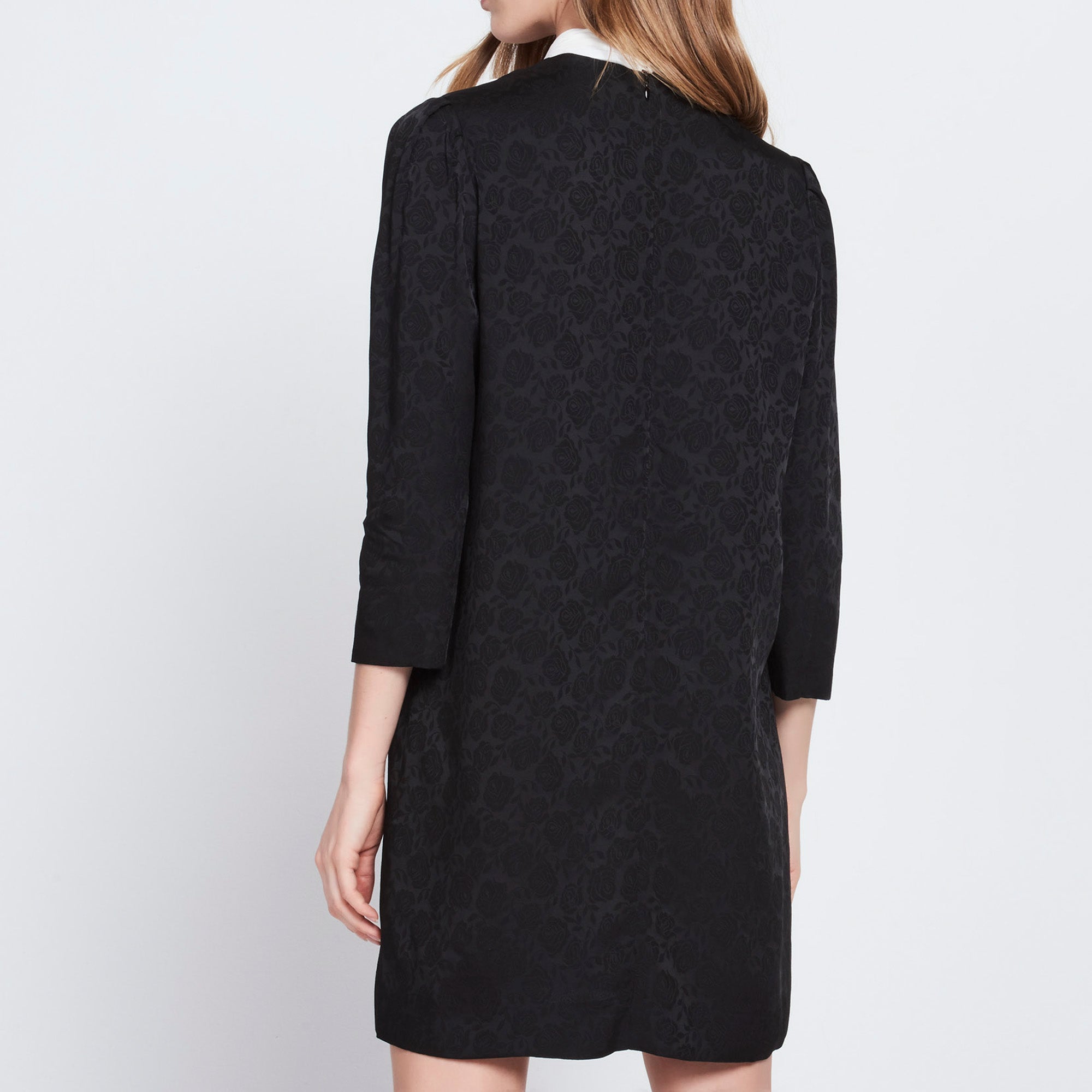 Robe imprimé roses lien à nouer Sandro seconde main