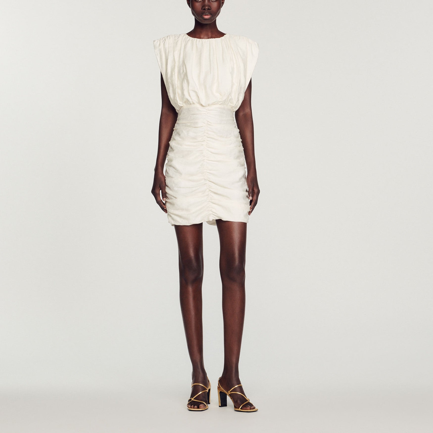 Robe courte drapée Sandro seconde main