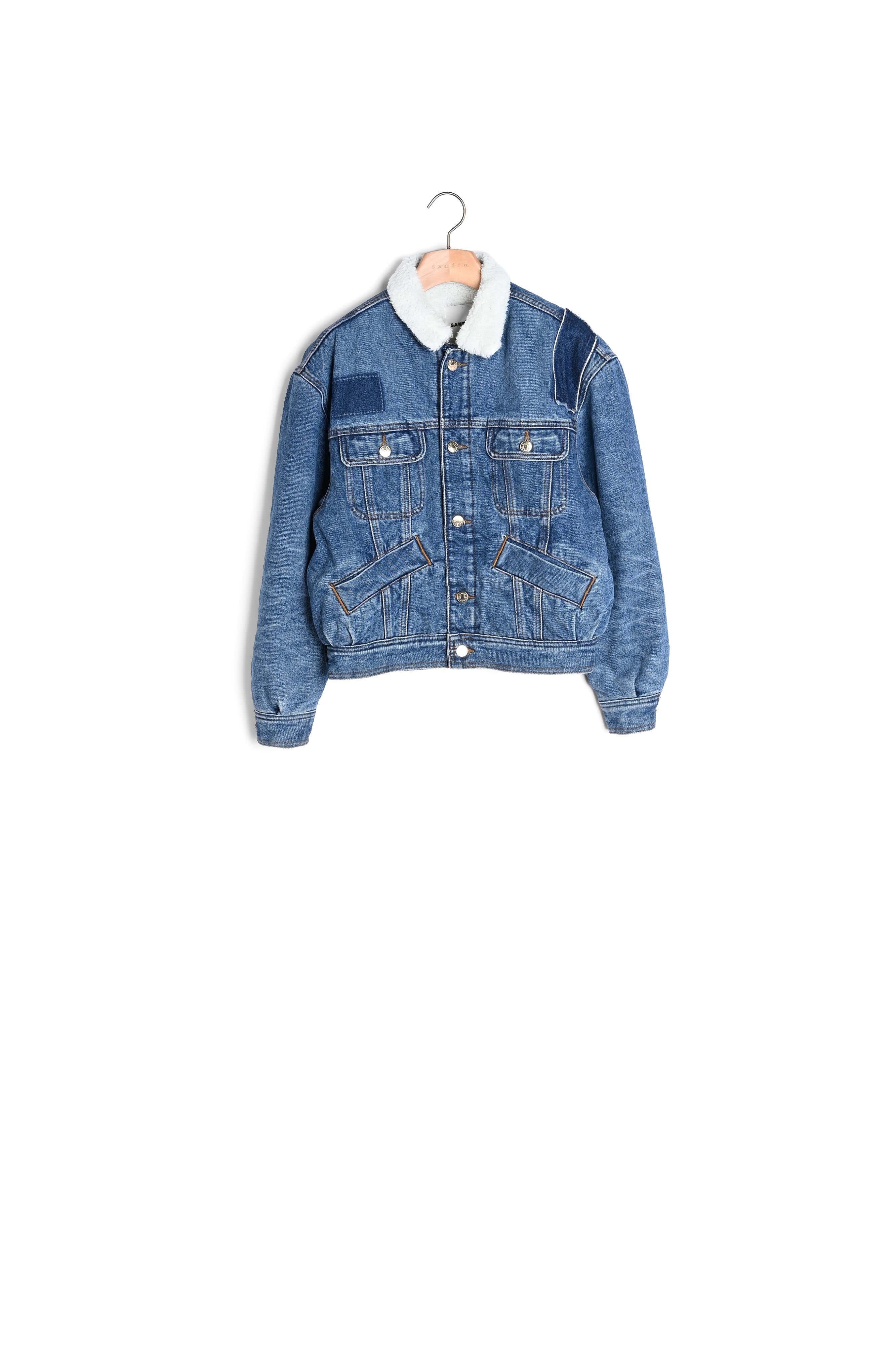 Veste en Jean doublée Sandro seconde main