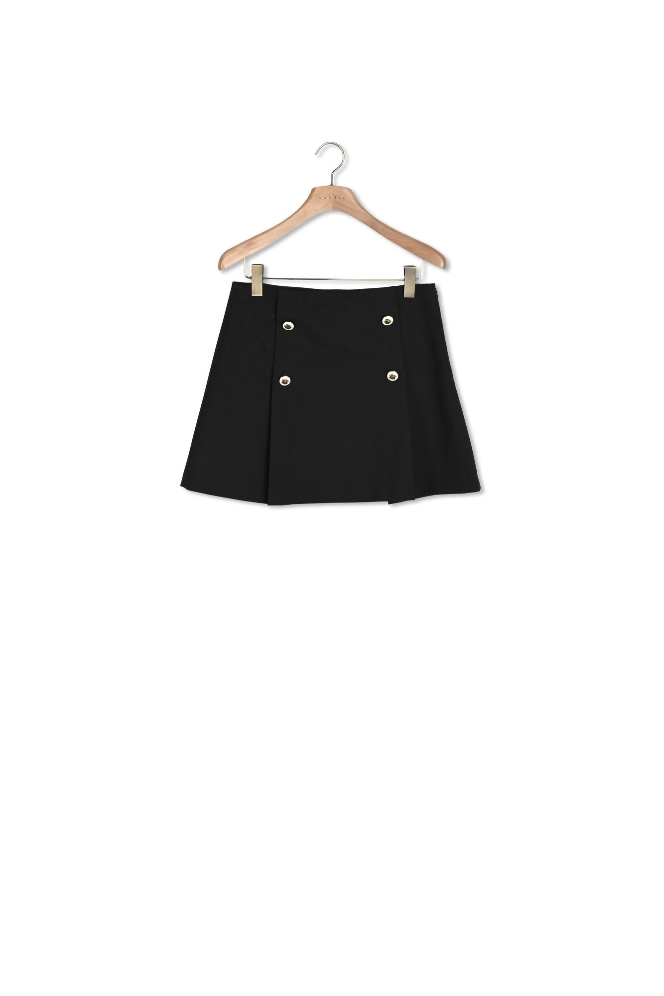 Jupe courte à plis Sandro seconde main