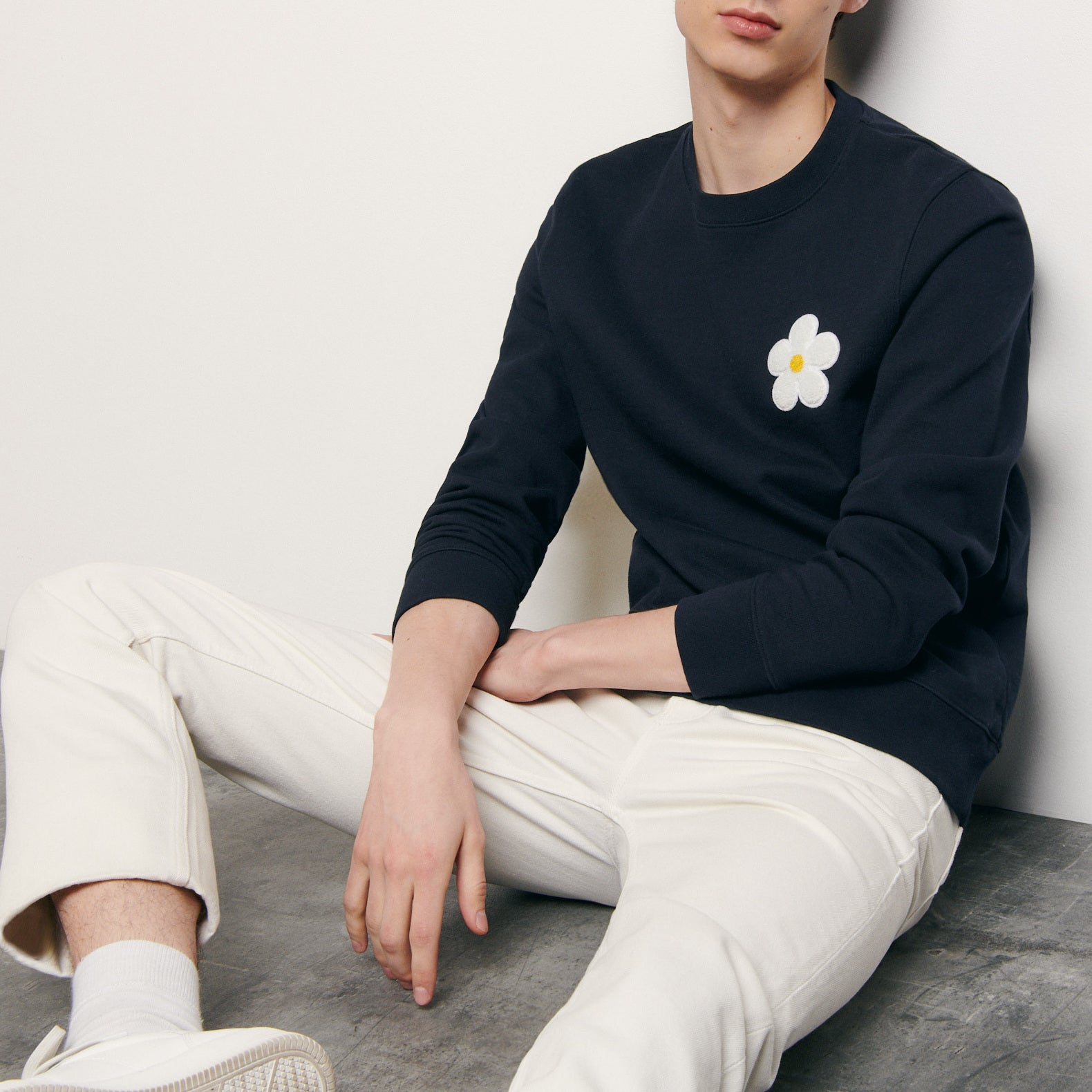 Sweat avec patch brodé Sandro seconde main