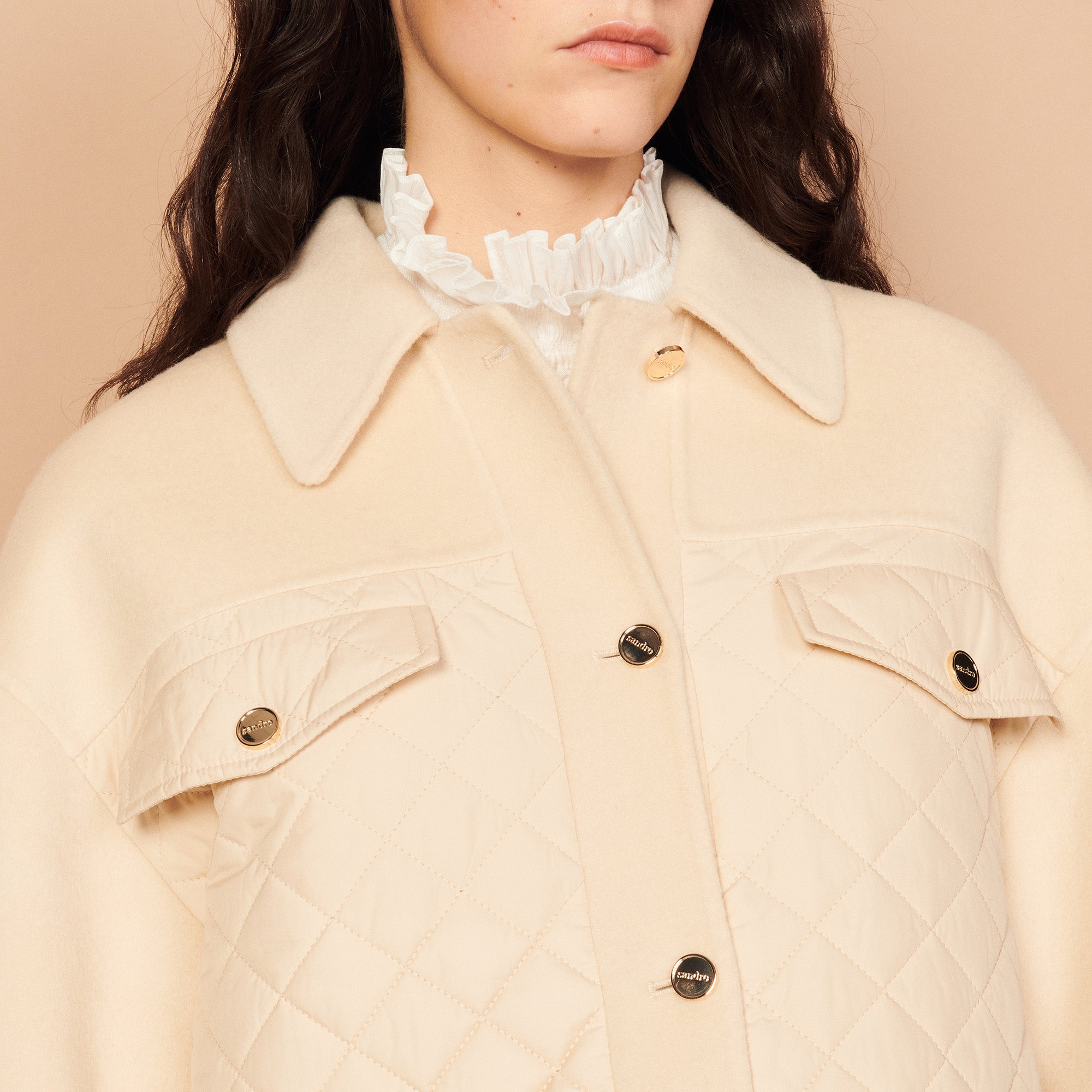 Blouson matelassé Sandro seconde main