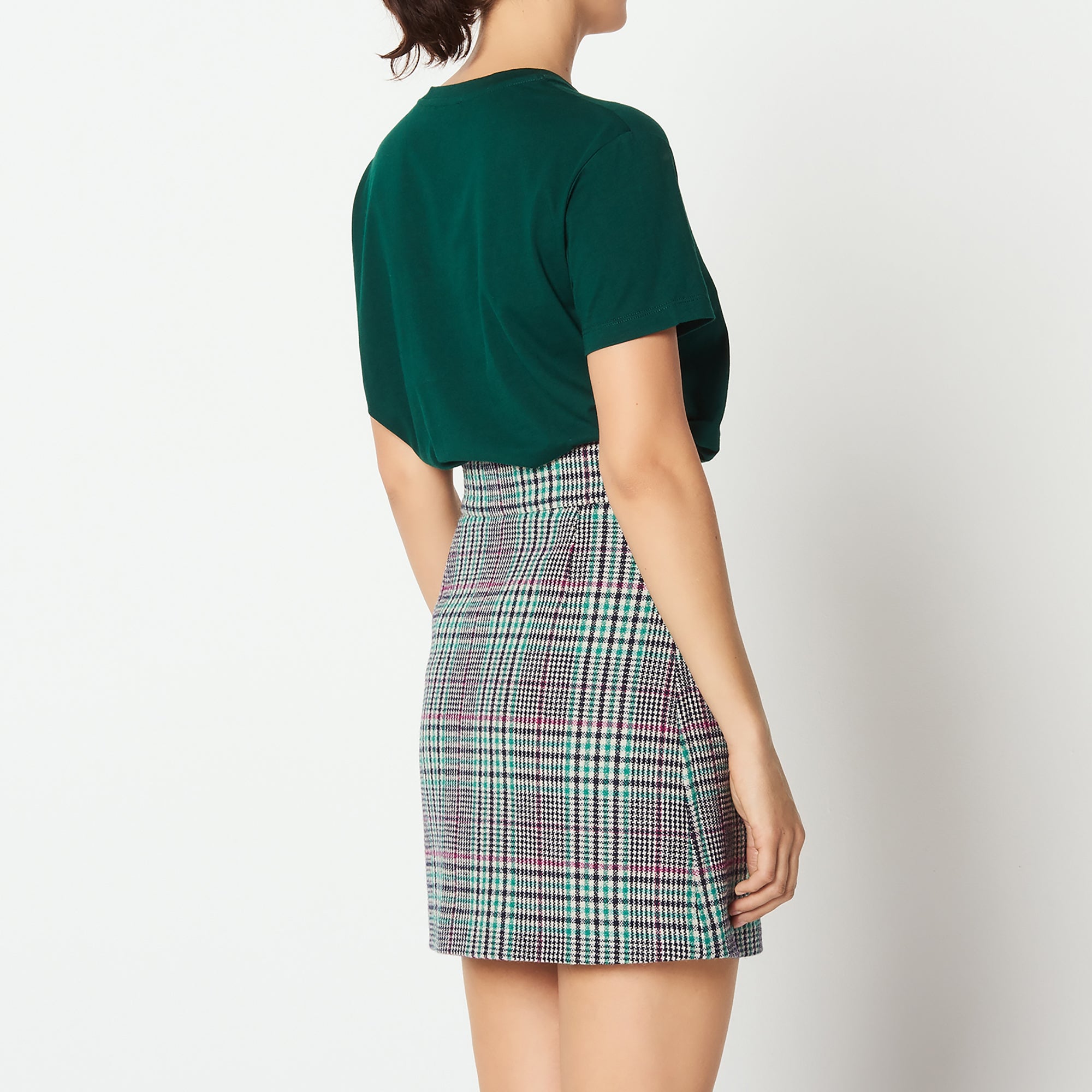 Jupe courte à carreaux Sandro seconde main