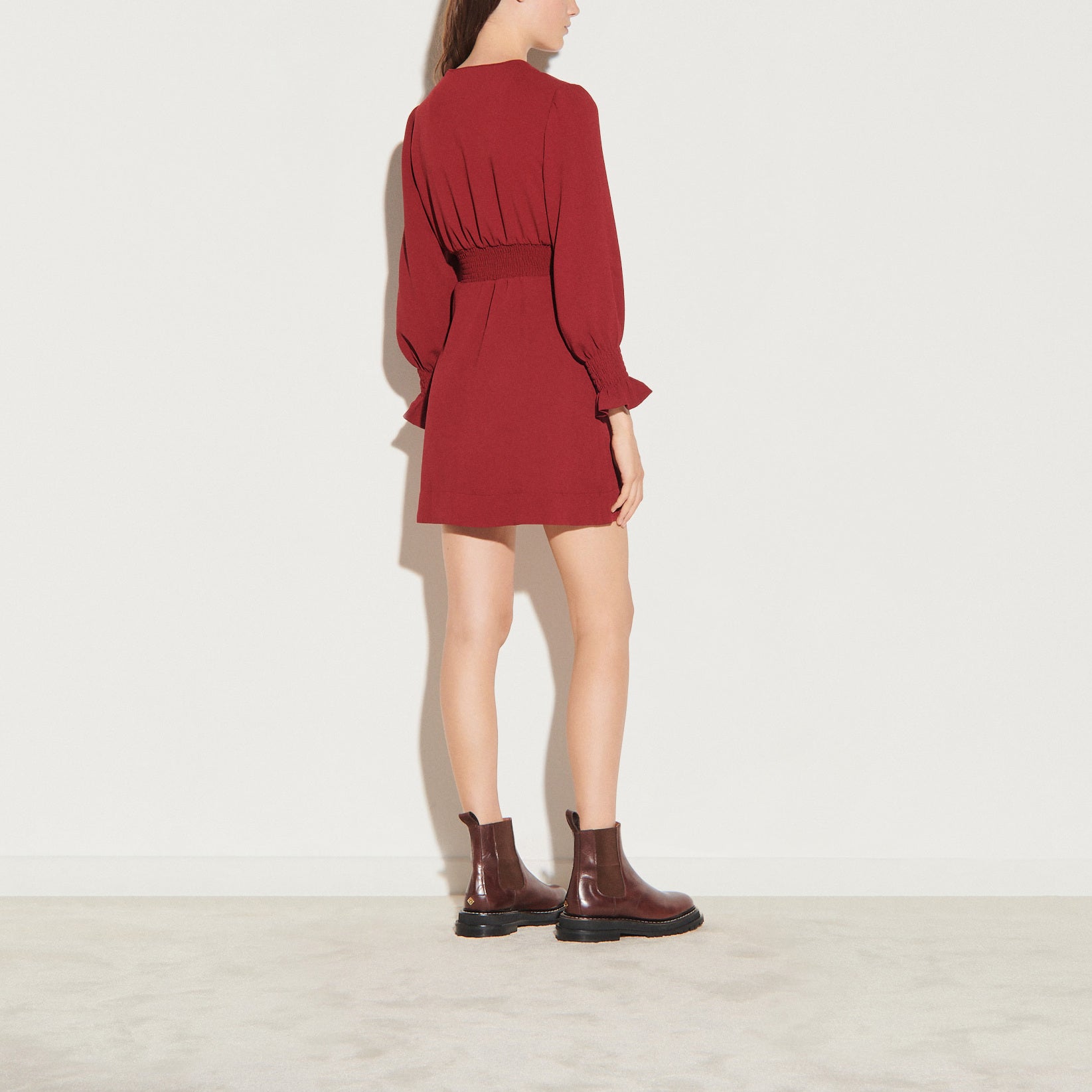 Robe à pressions et ceinture smockée Sandro seconde main