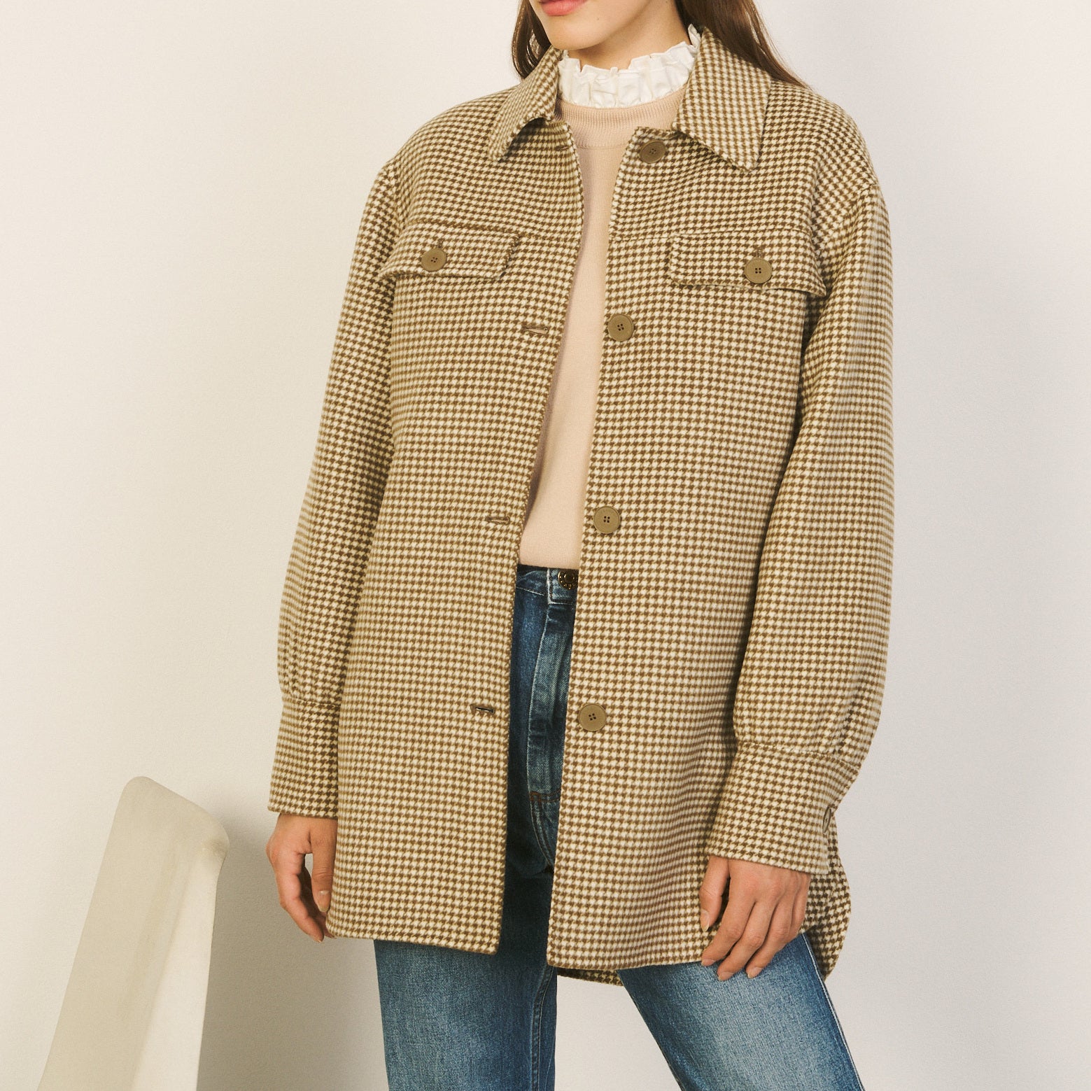 Outerwear Camel Sandro seconde main