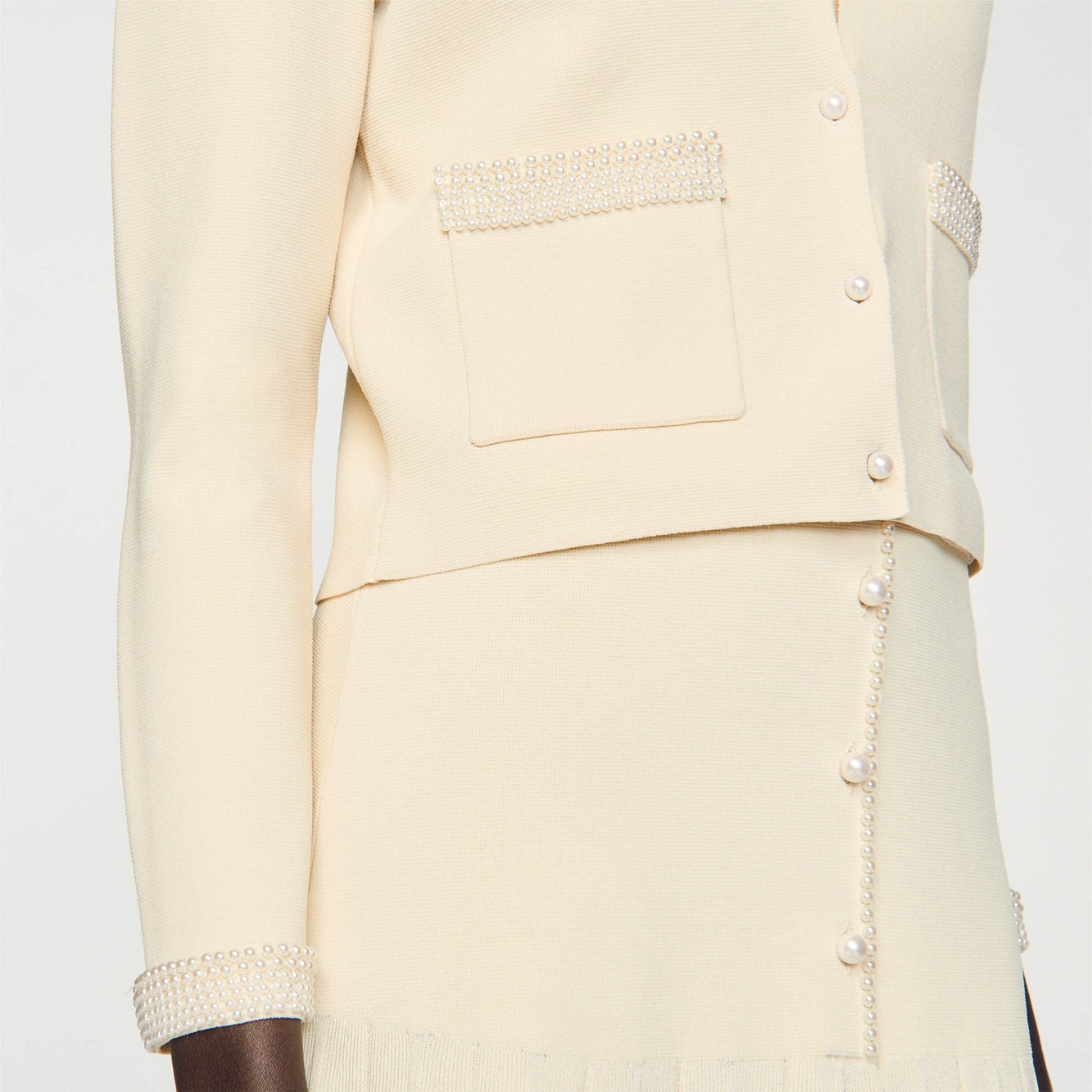 Cardigan orné de perles Sandro seconde main