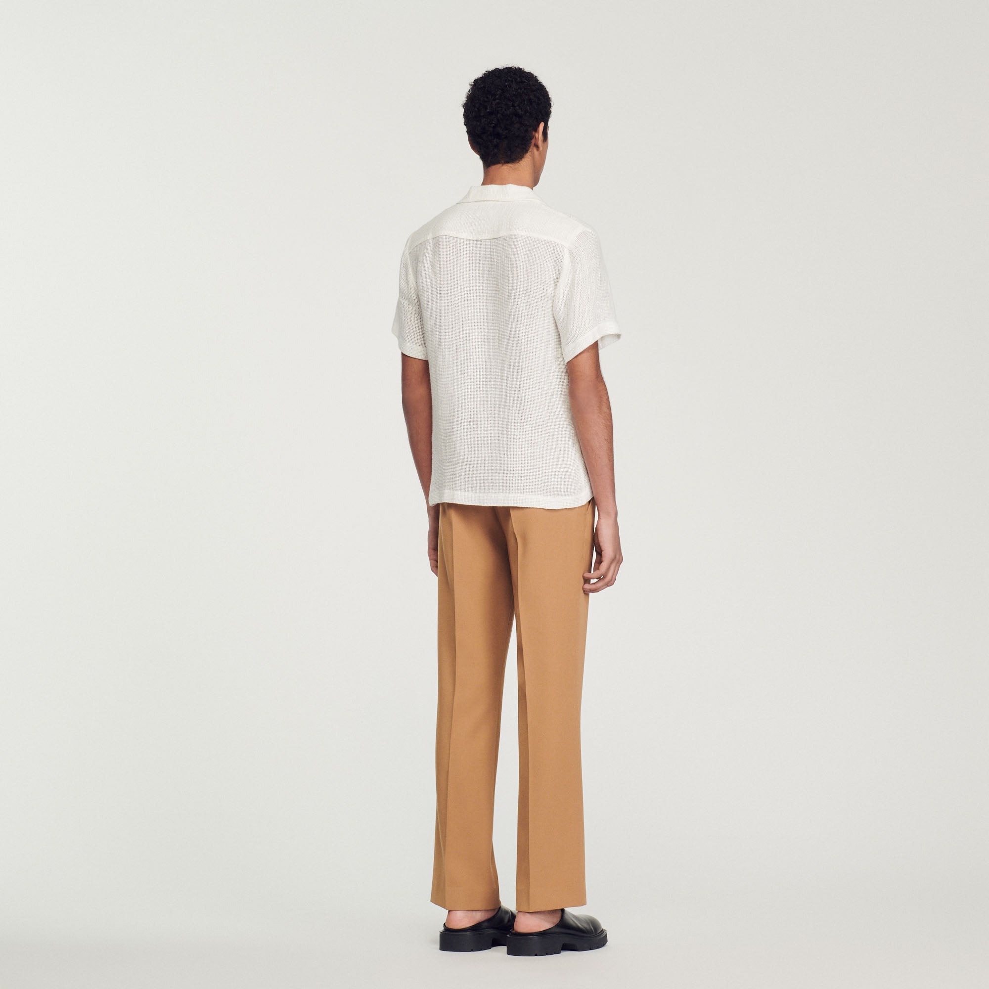 Chemise Ecru Sandro seconde main