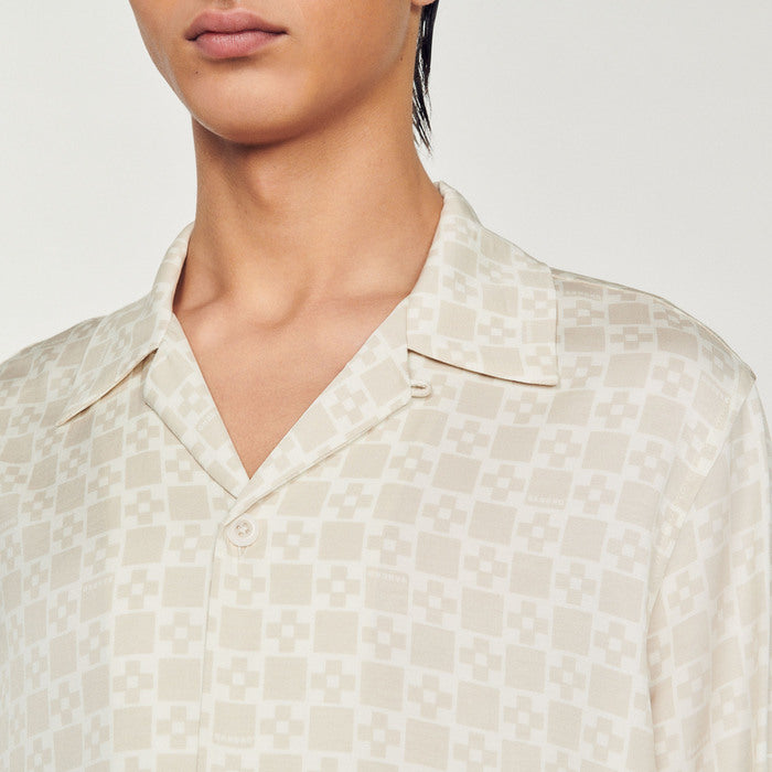 Chemise fluide à col requin Sandro seconde main