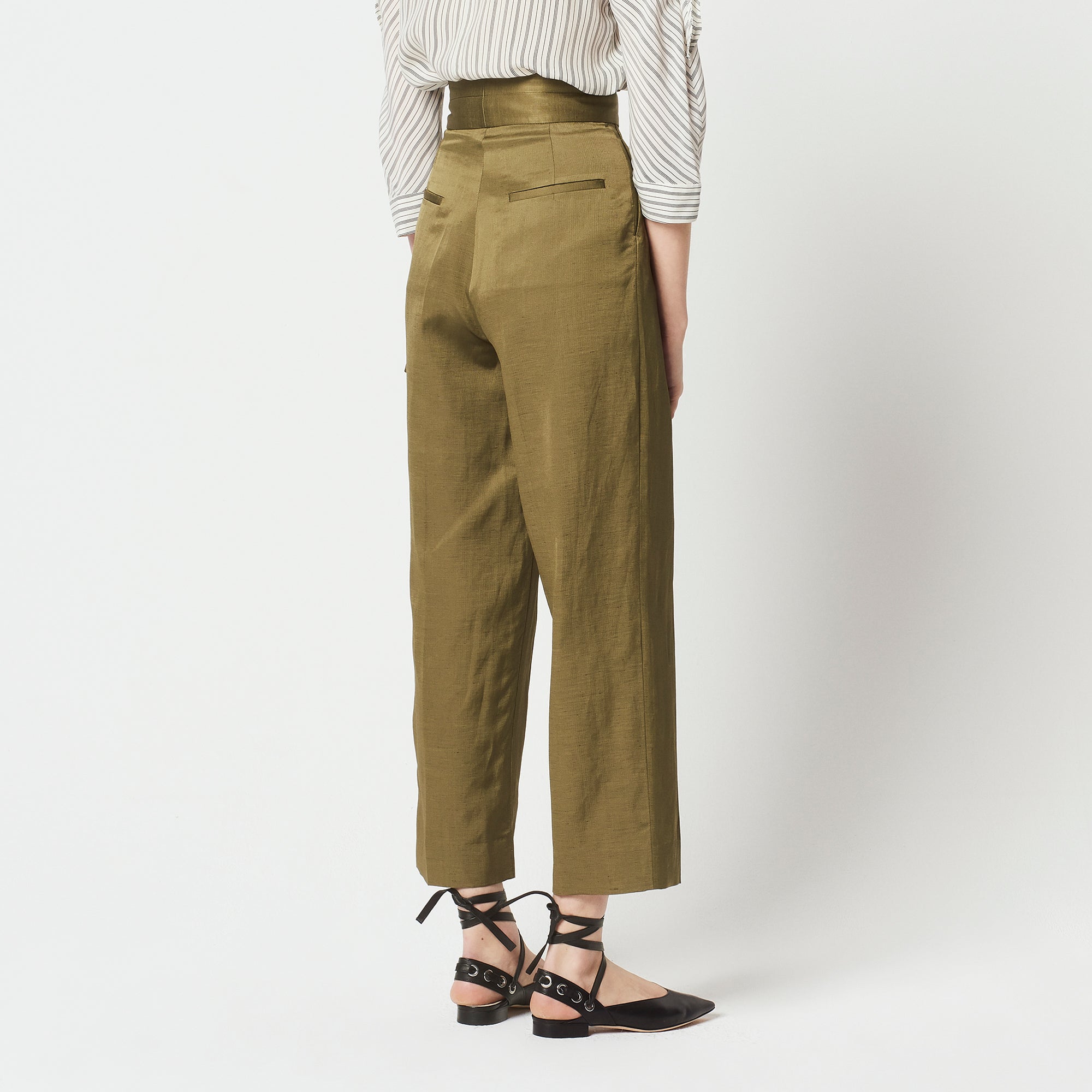 Pantalon avec ceinture à double passant Sandro seconde main