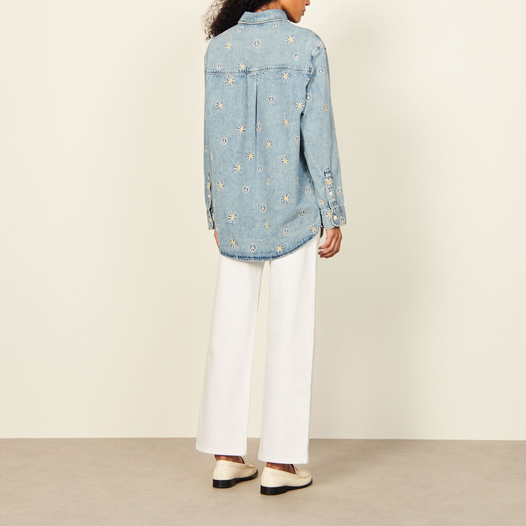 Chemise brodée ) Sandro seconde main