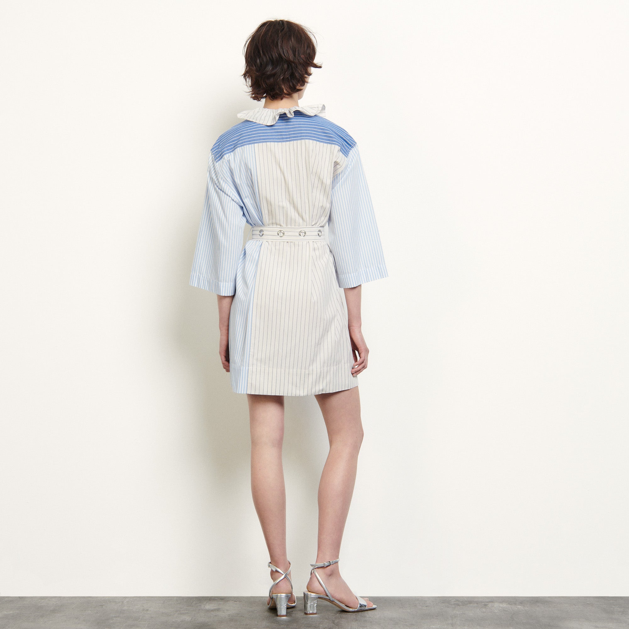 Robe courte en patchwork Sandro seconde main
