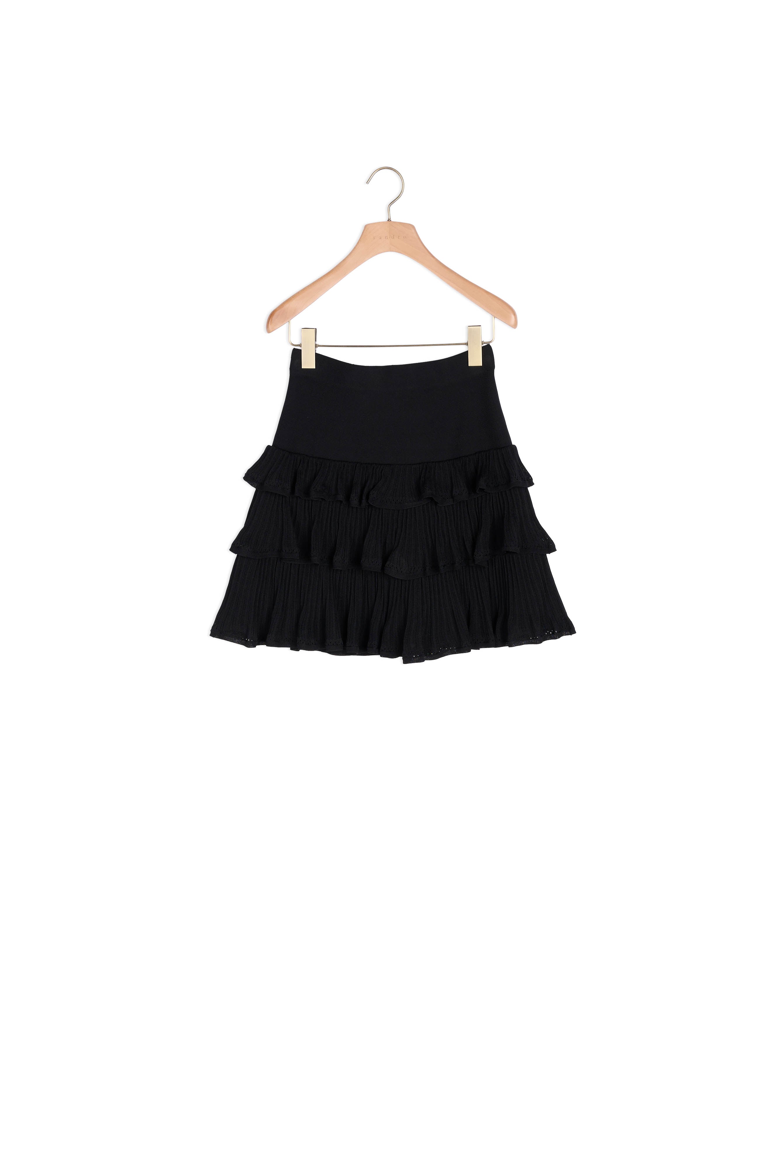 Jupe Noir Sandro seconde main