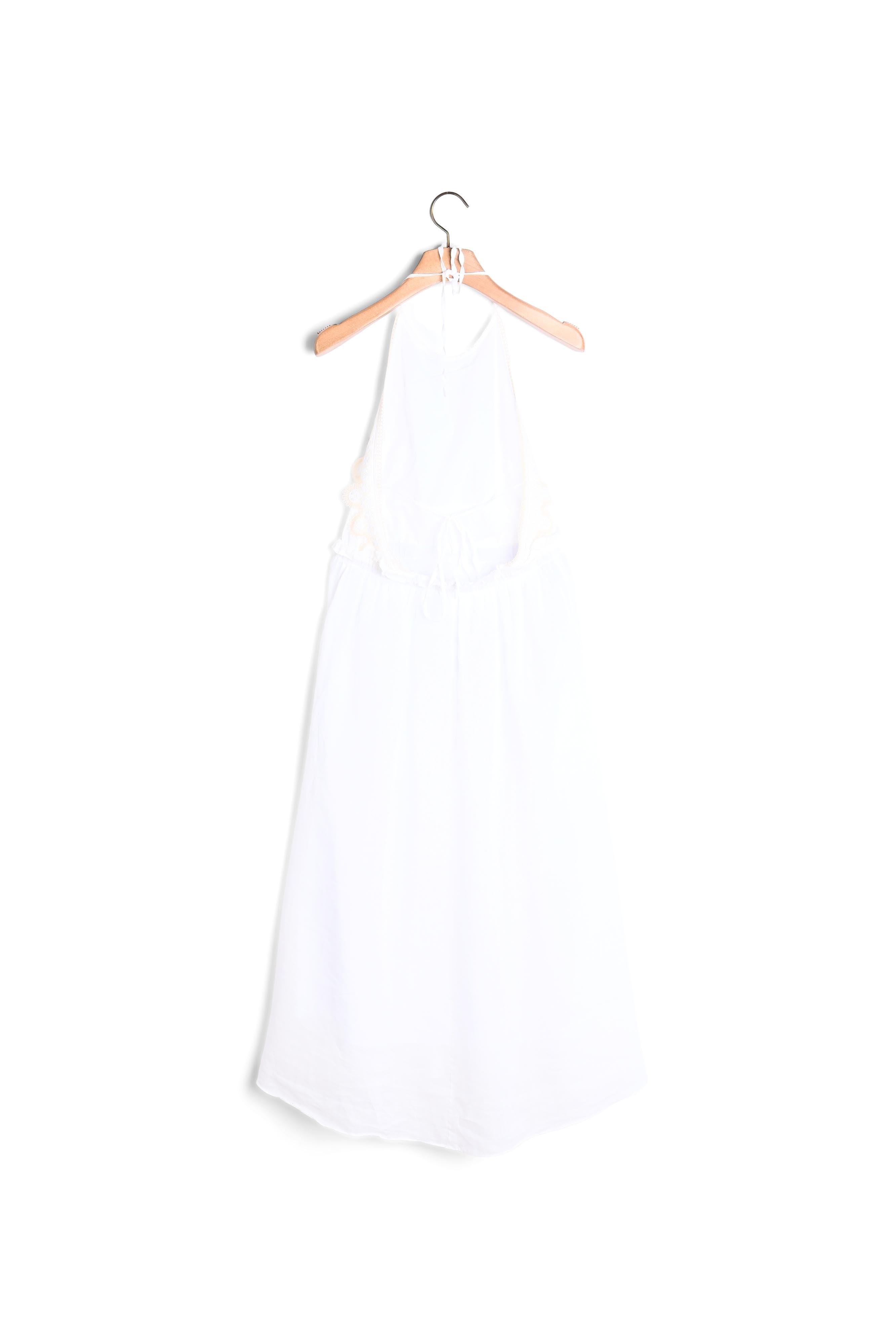 Robe longue dos nu et galon de dentelle Sandro seconde main