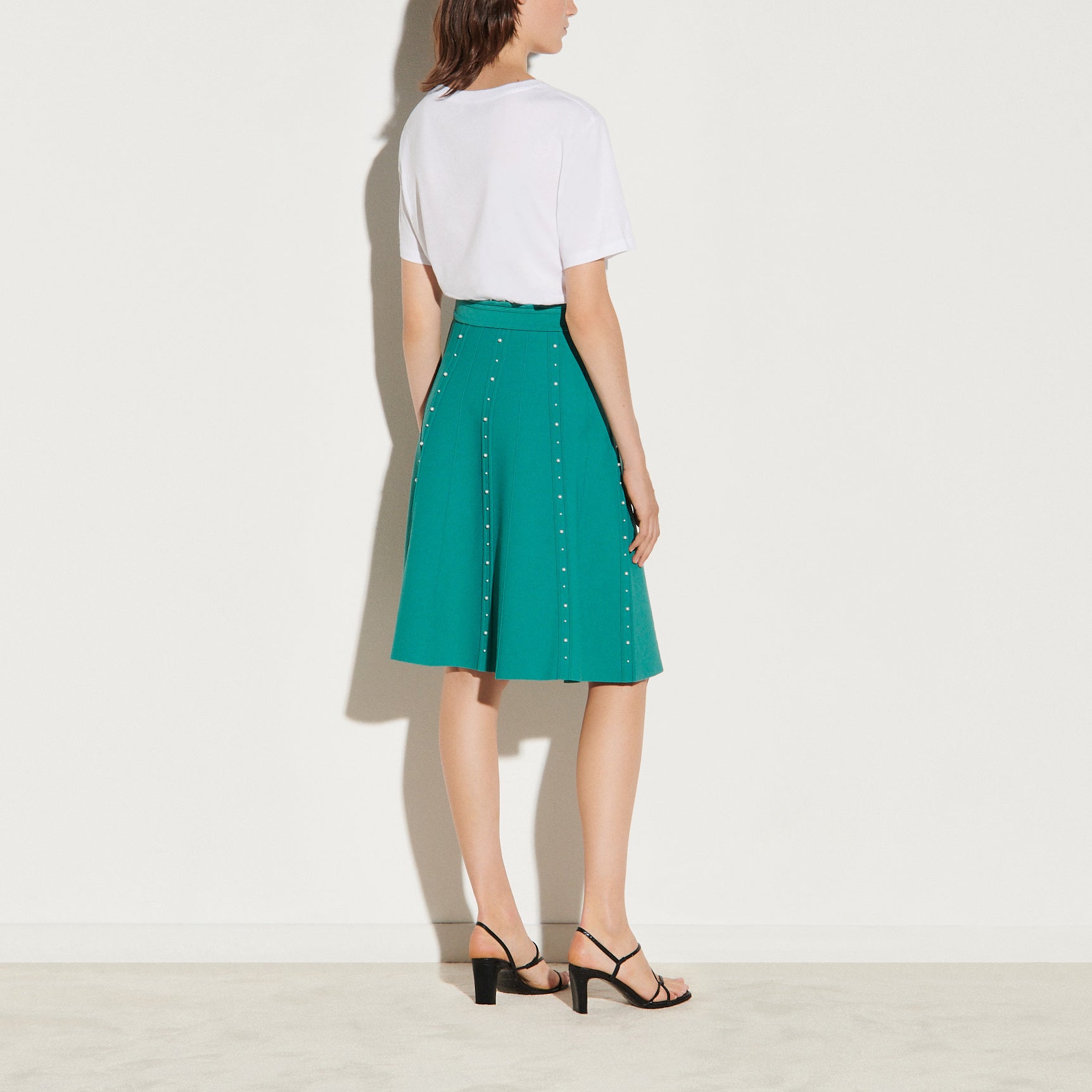 Jupe en Maille ornée de perles Sandro seconde main