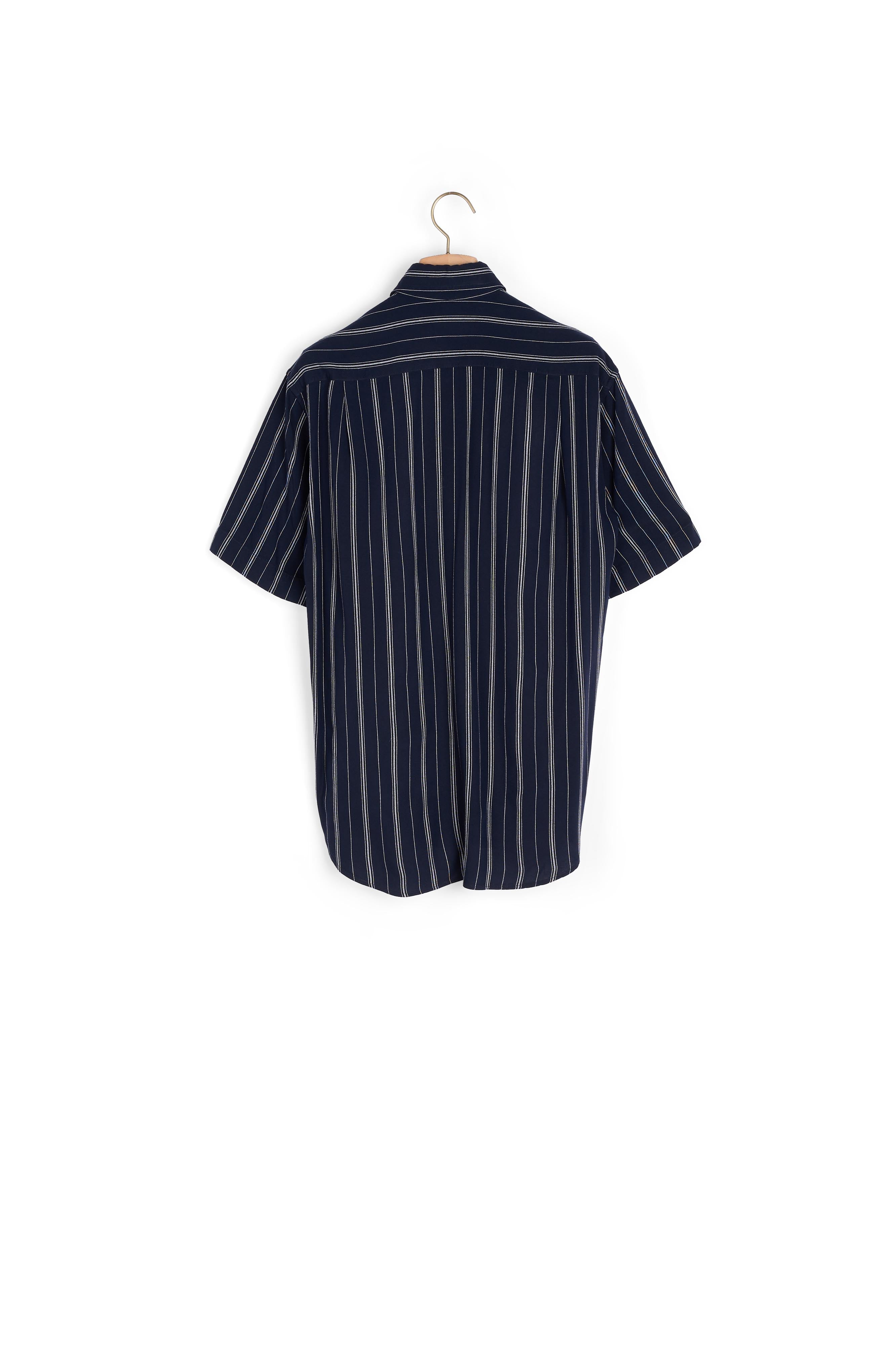 Chemise rayée à manches courtes Sandro seconde main