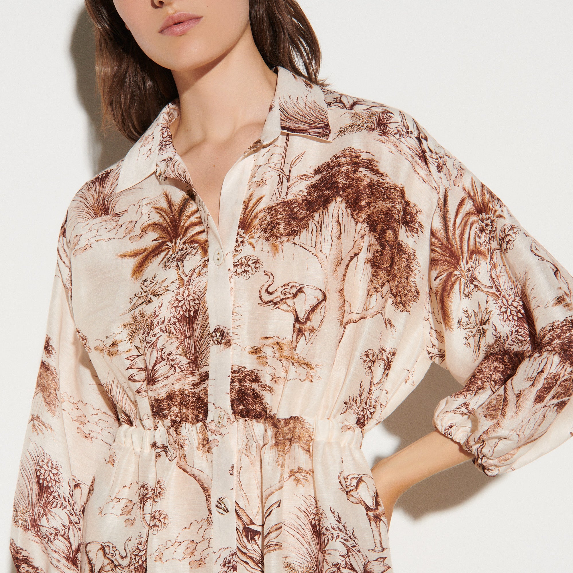 Robe Chemise imprimée Sandro seconde main