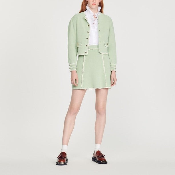 Jupe trapèze en Maille Sandro seconde main