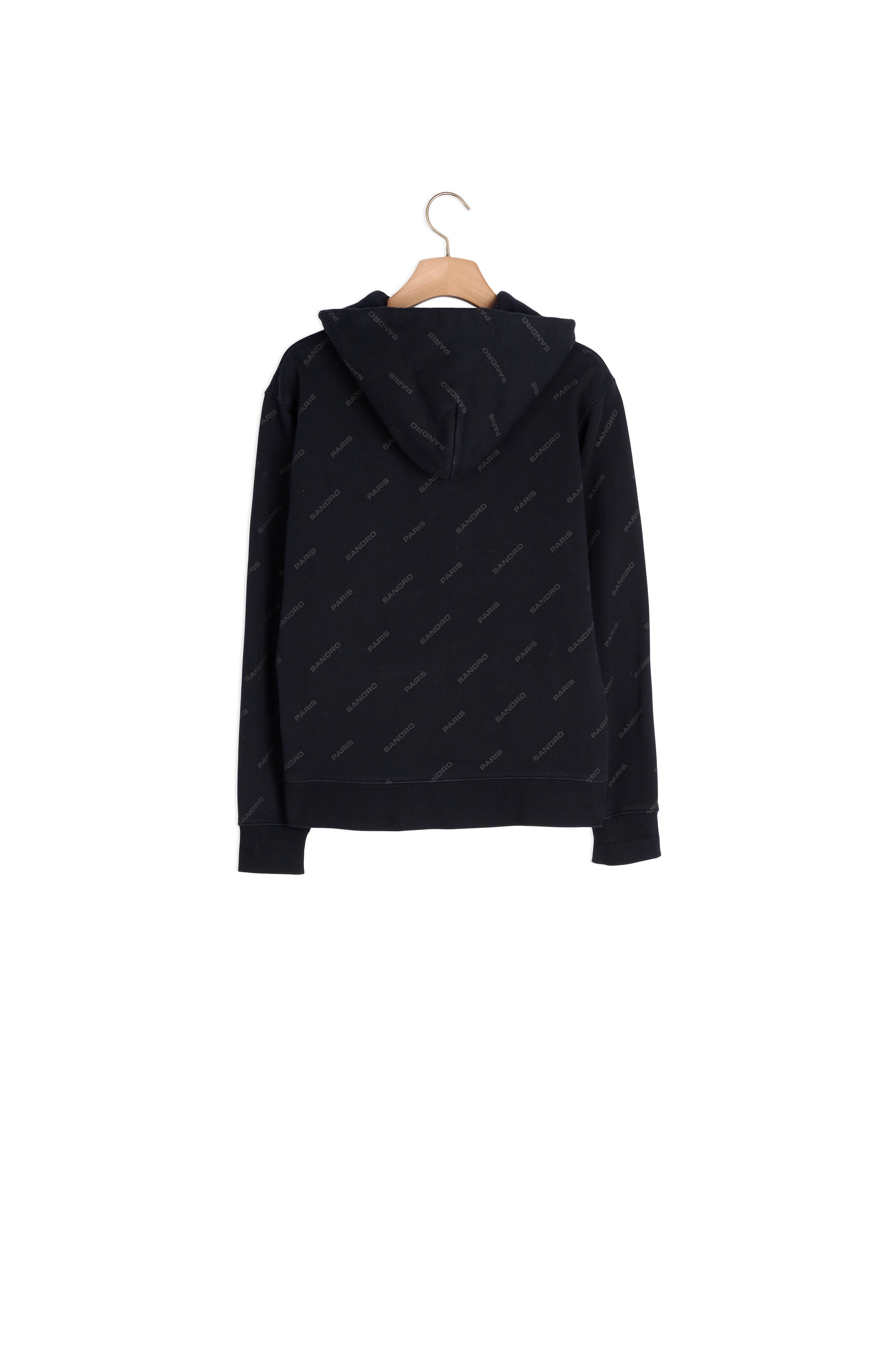 Hoodie en coton avec impression Sandro Sandro seconde main