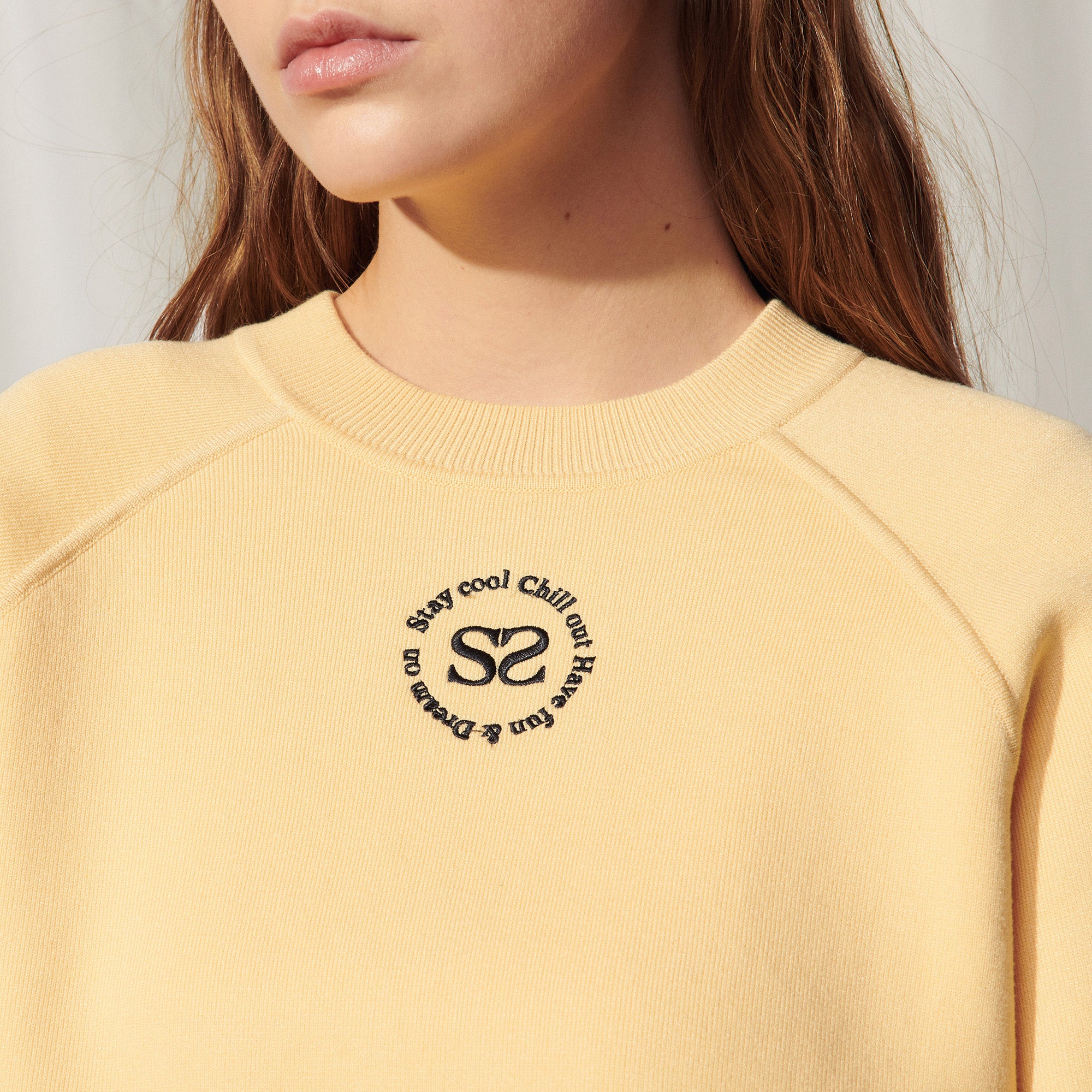 Sweat en Maille avec broderie Sandro seconde main