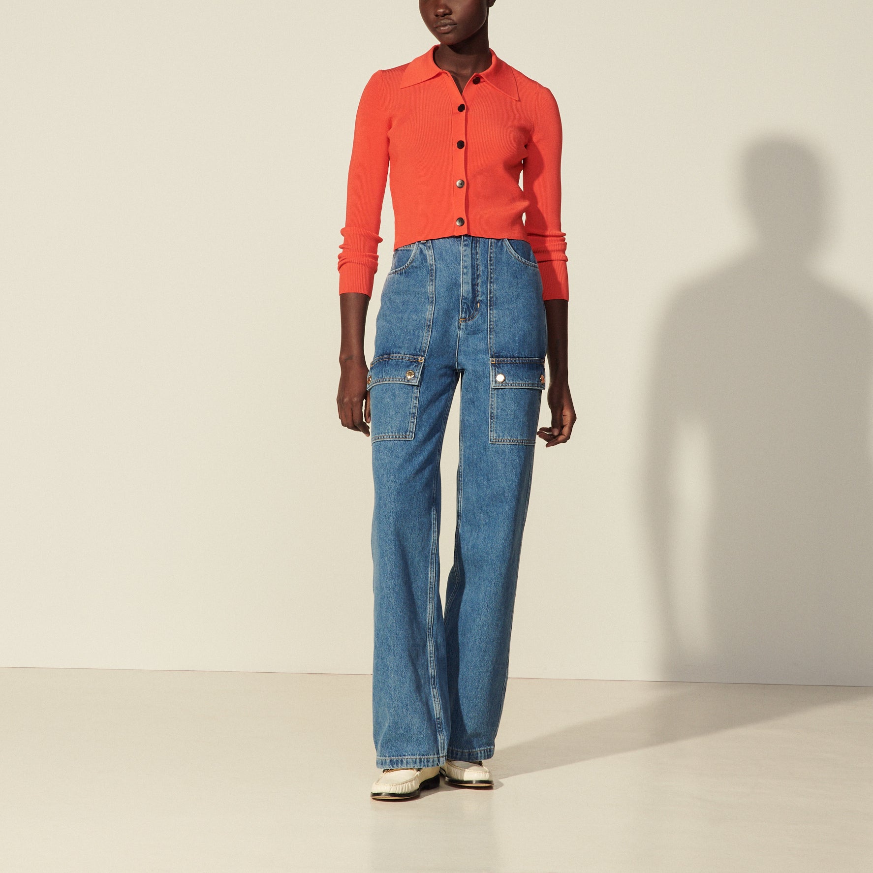 Jean large avec poches plaquées Sandro seconde main