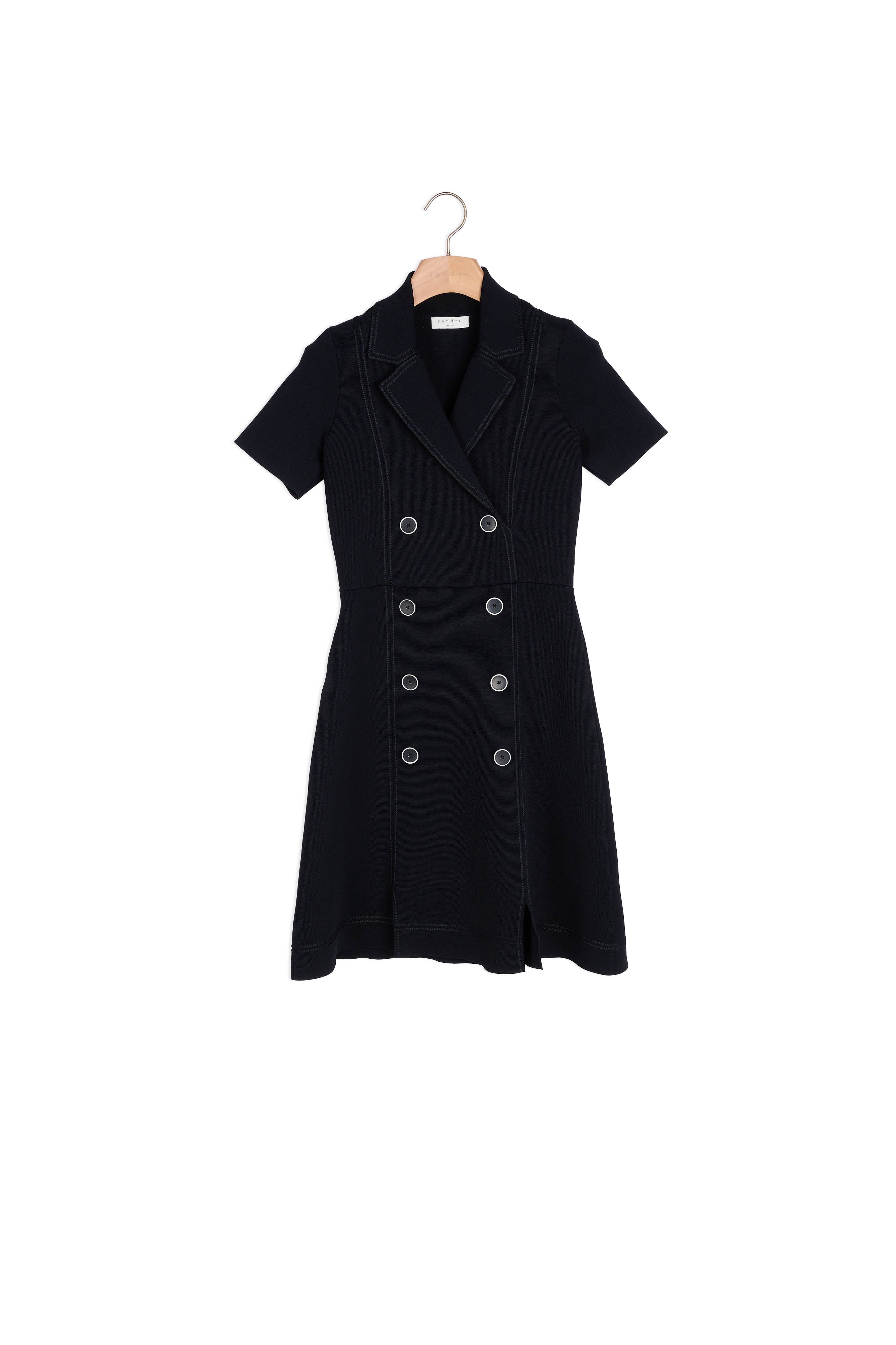 Robe façon tailleur en Maille Sandro seconde main