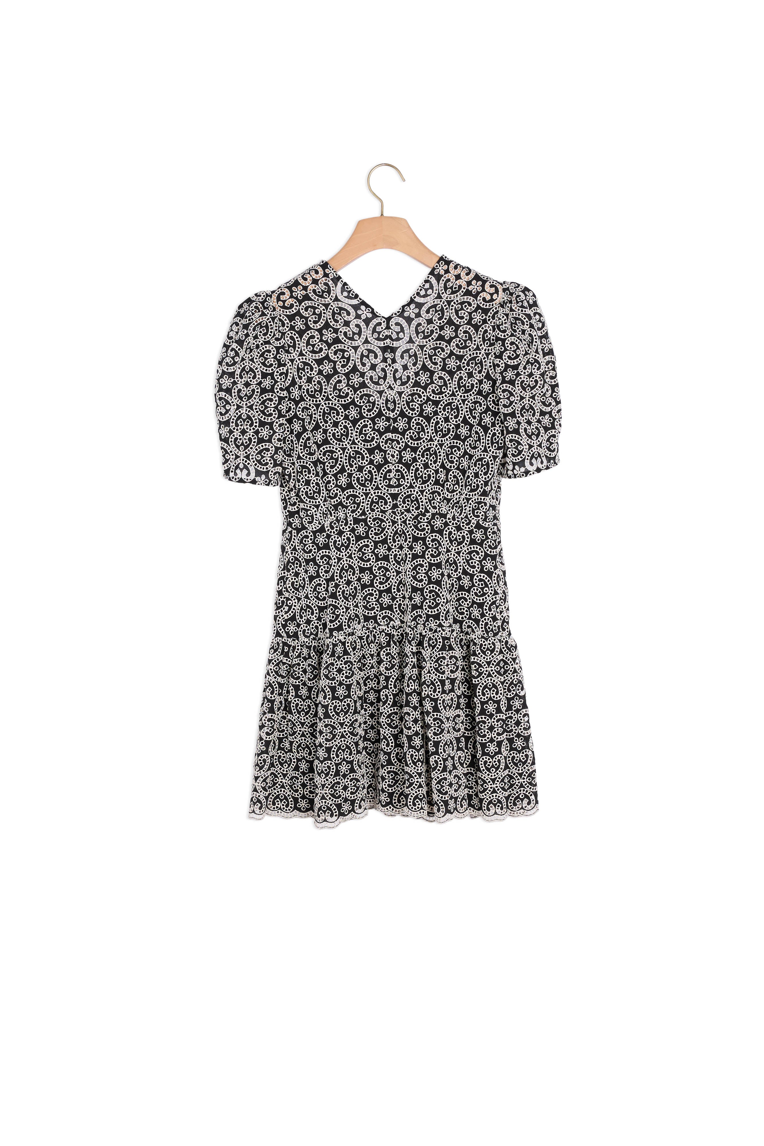 Robe courte en guipure Sandro seconde main