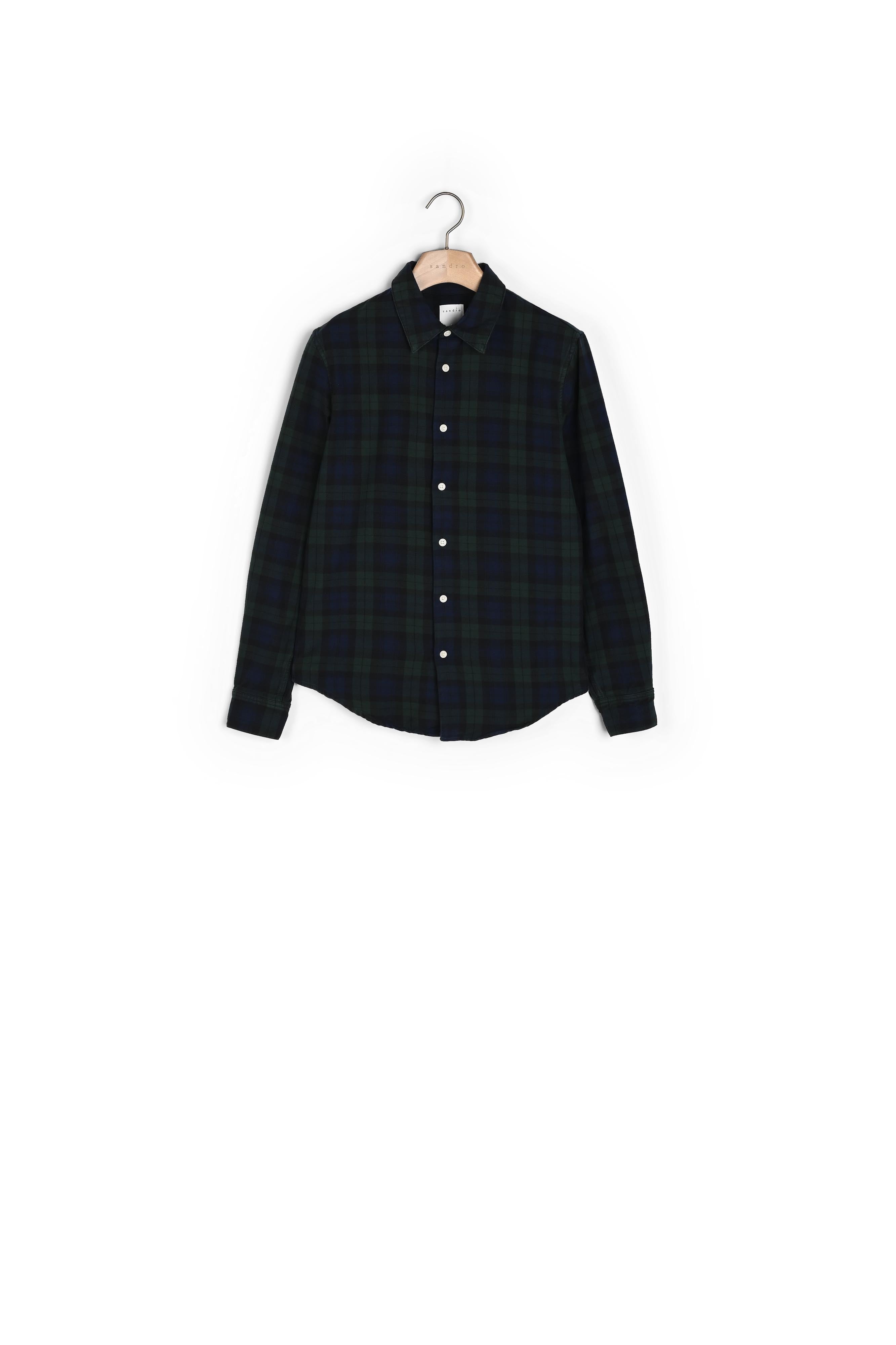 Chemise en tartan Sandro seconde main