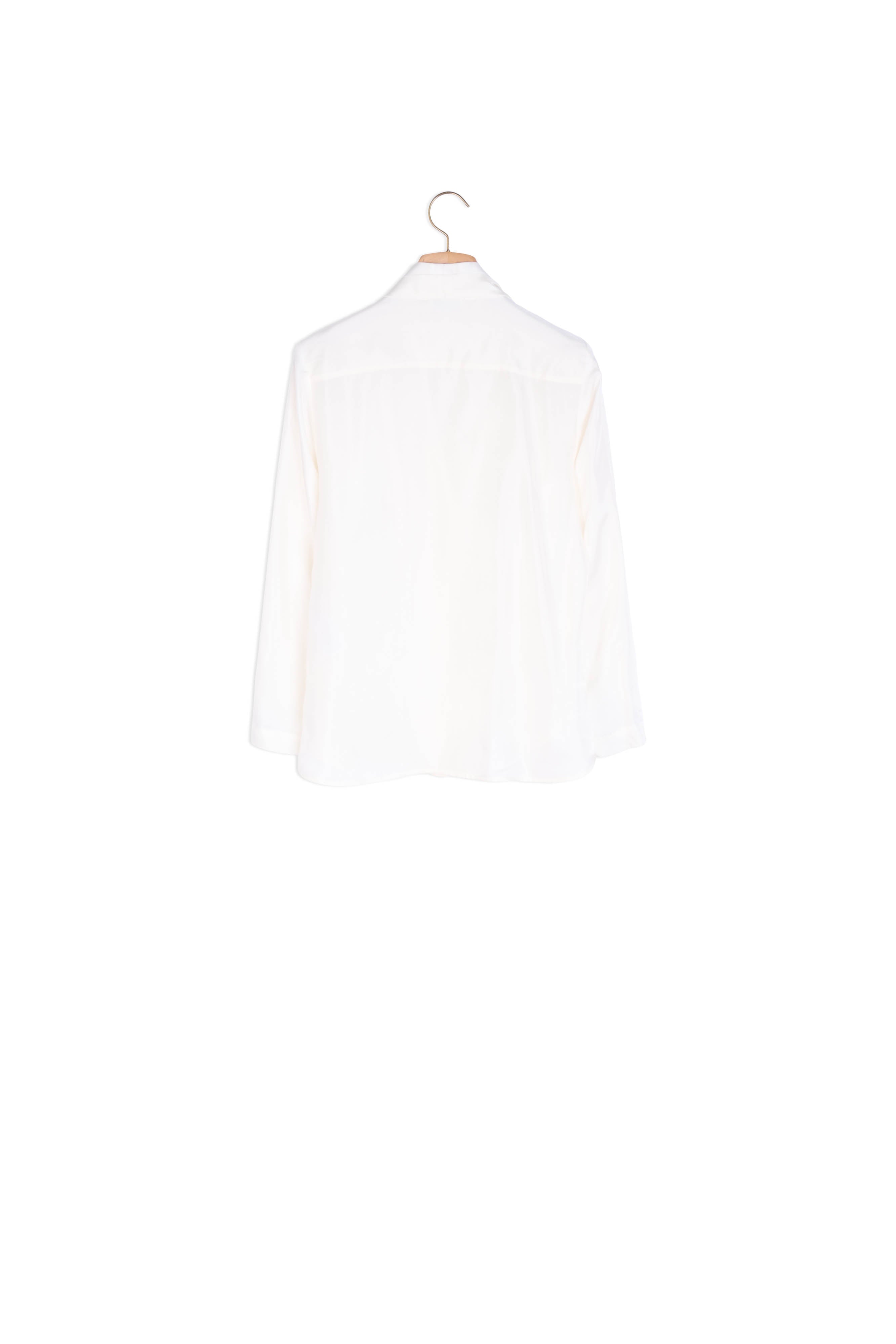 Chemise en soie à décolleté en V Sandro seconde main