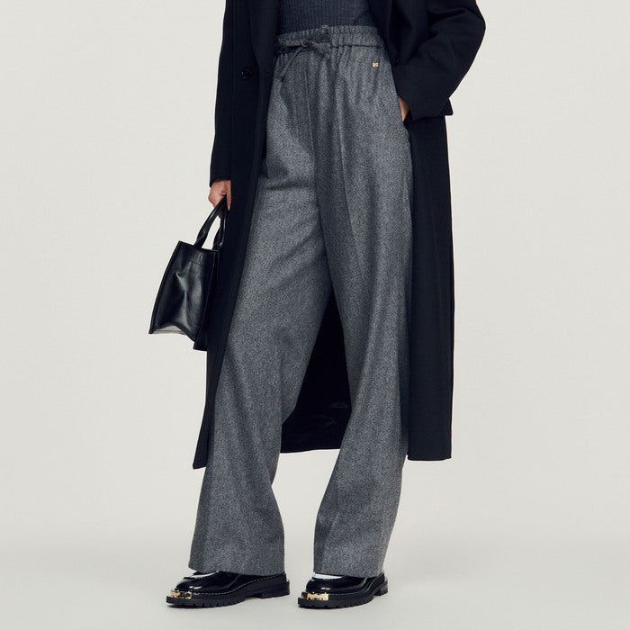 Pantalon large Sandro seconde main