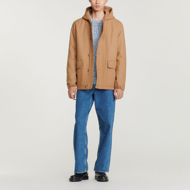 Parka à capuche Sandro seconde main