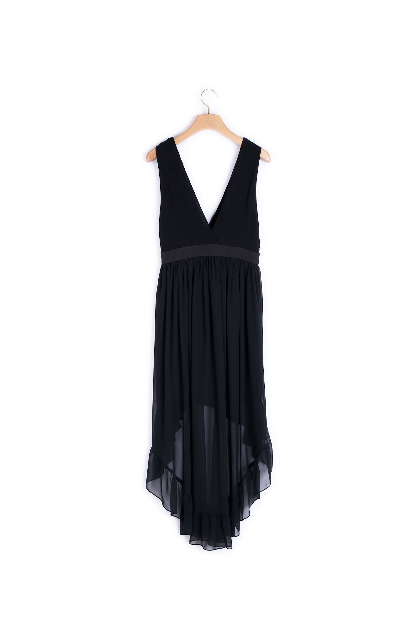 Robe à volants au bas Sandro seconde main